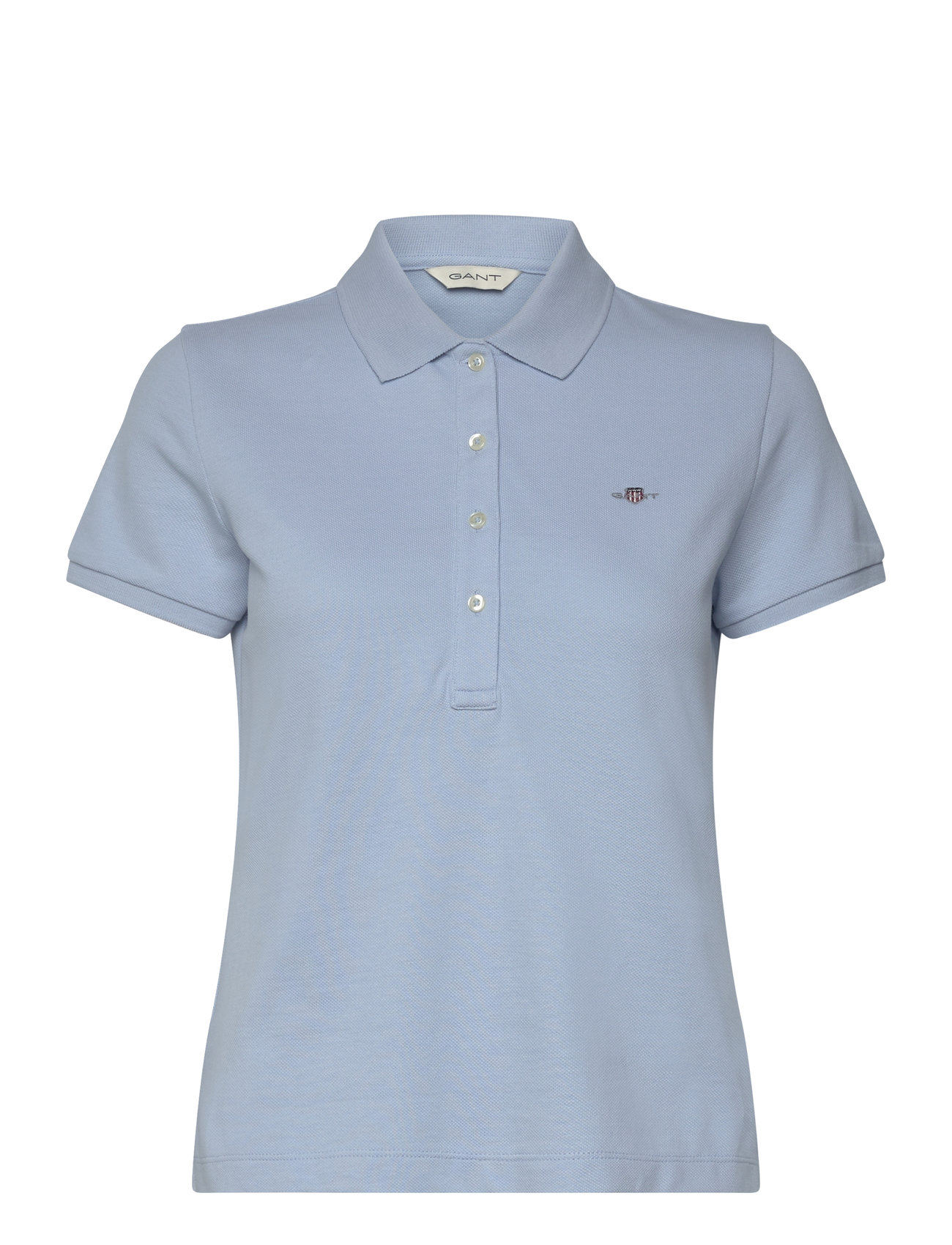 GANT Slim Sheild Cap Sleeve Pique Polo - - S 1