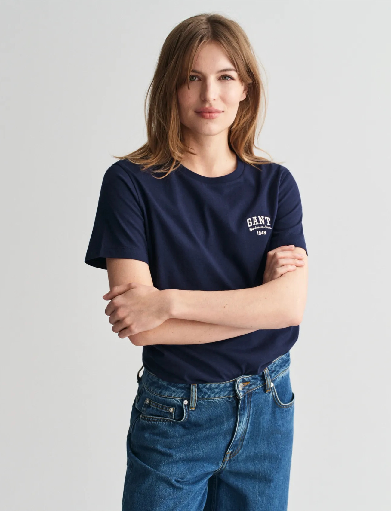 Gant Reg Small Graphic Ss T-shirt dam – bild 5