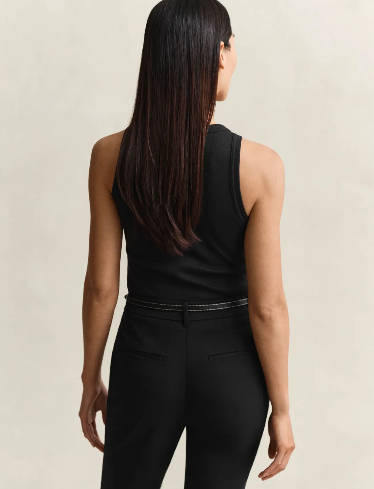 Gant High Neck Rib Tank Top toppar & linnen dam – bild 5