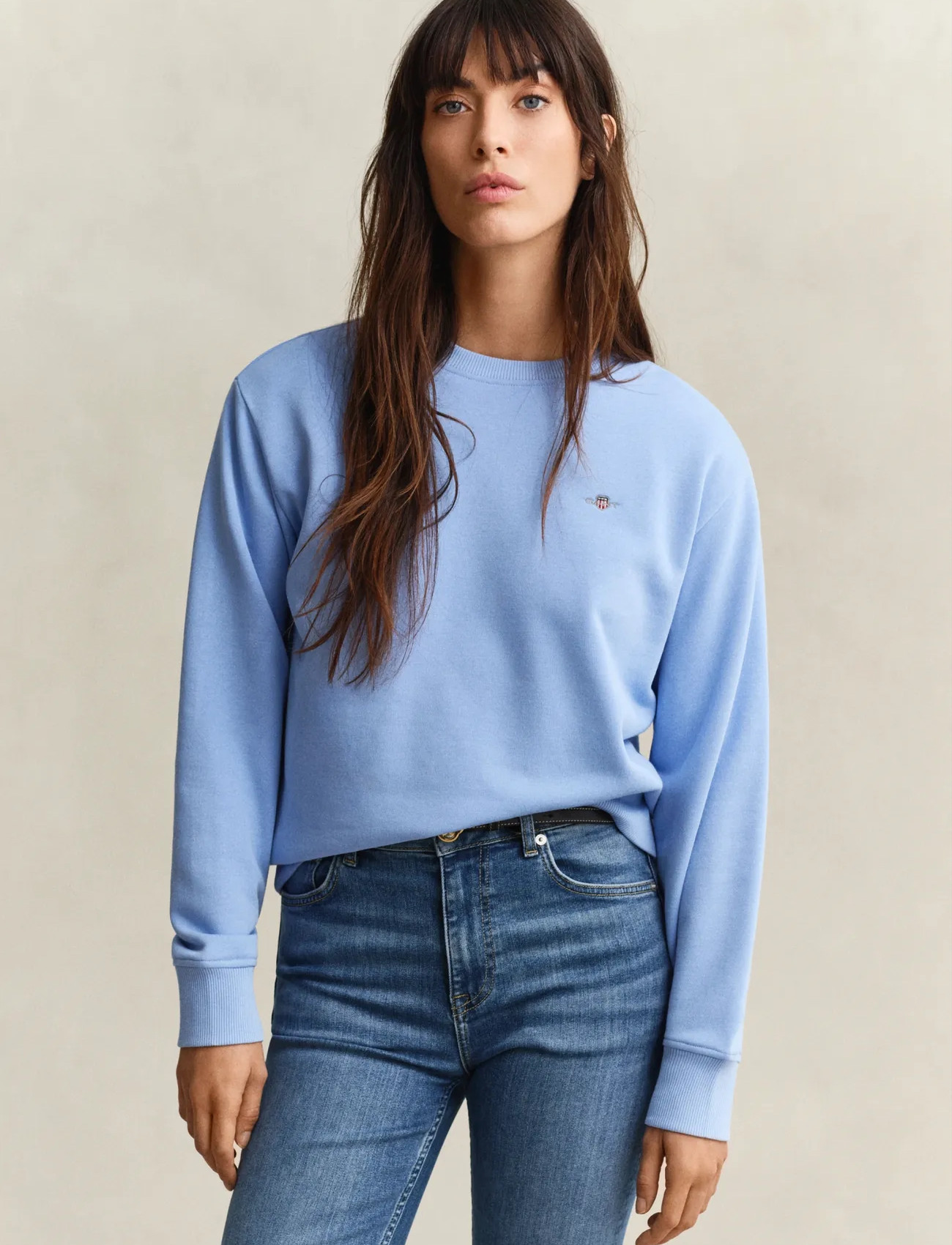 GANT Shield C-Neck Sweat - Navy - XS 2