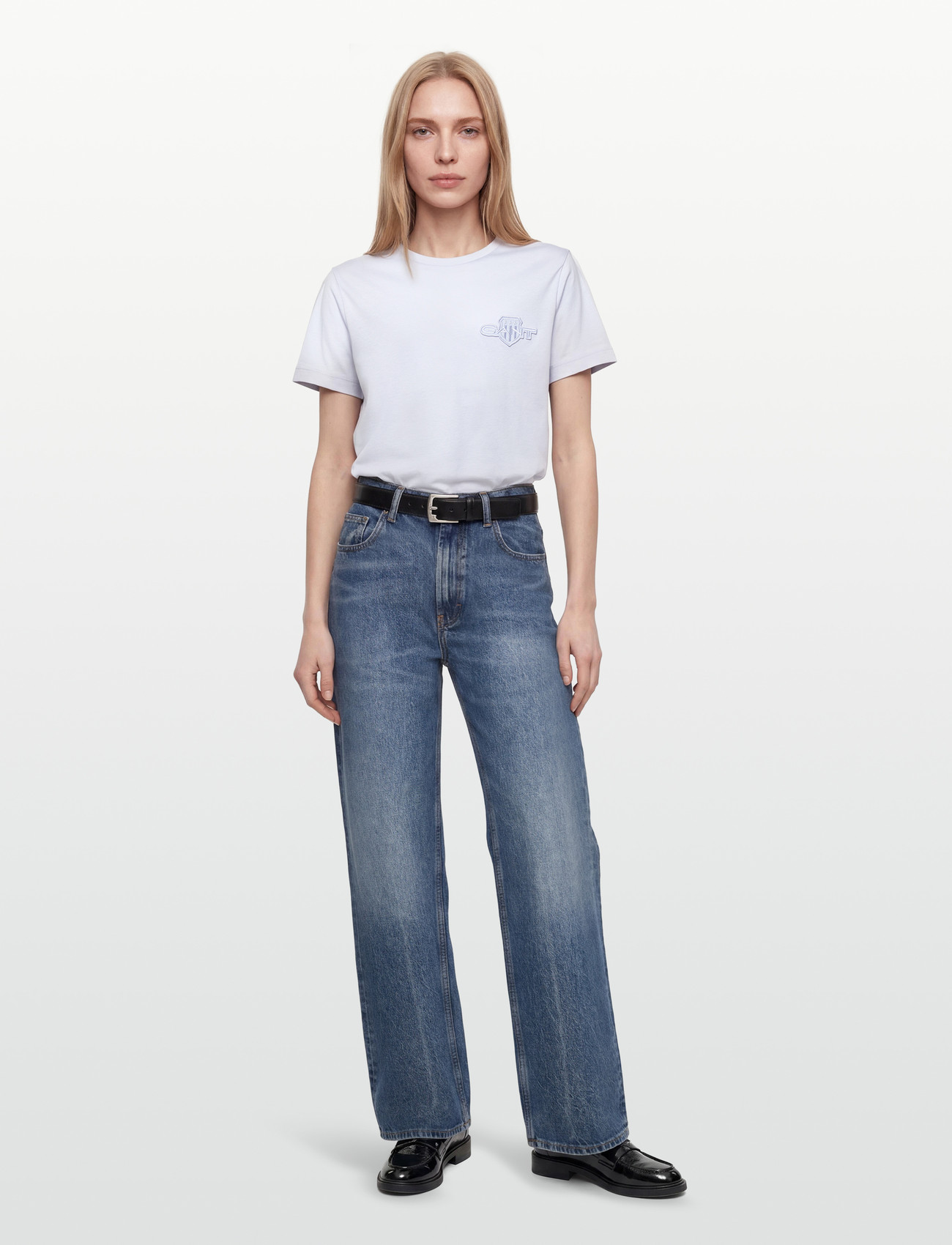 GANT Reg Tonal Shield Ss T-Shirt - Yellow - XS 2