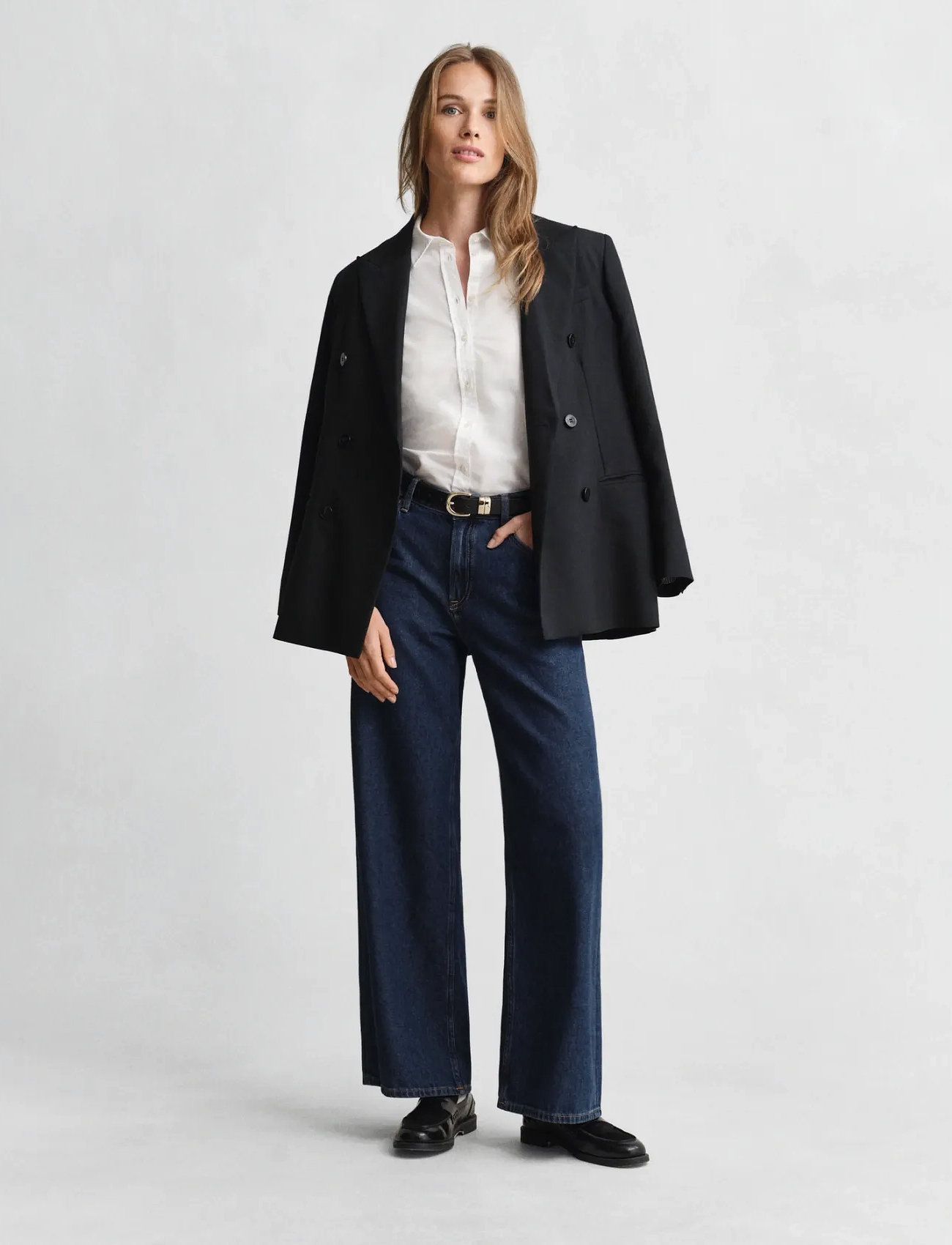 Gant Oxford Slim Fit skjorta med stretch dam – bild 10