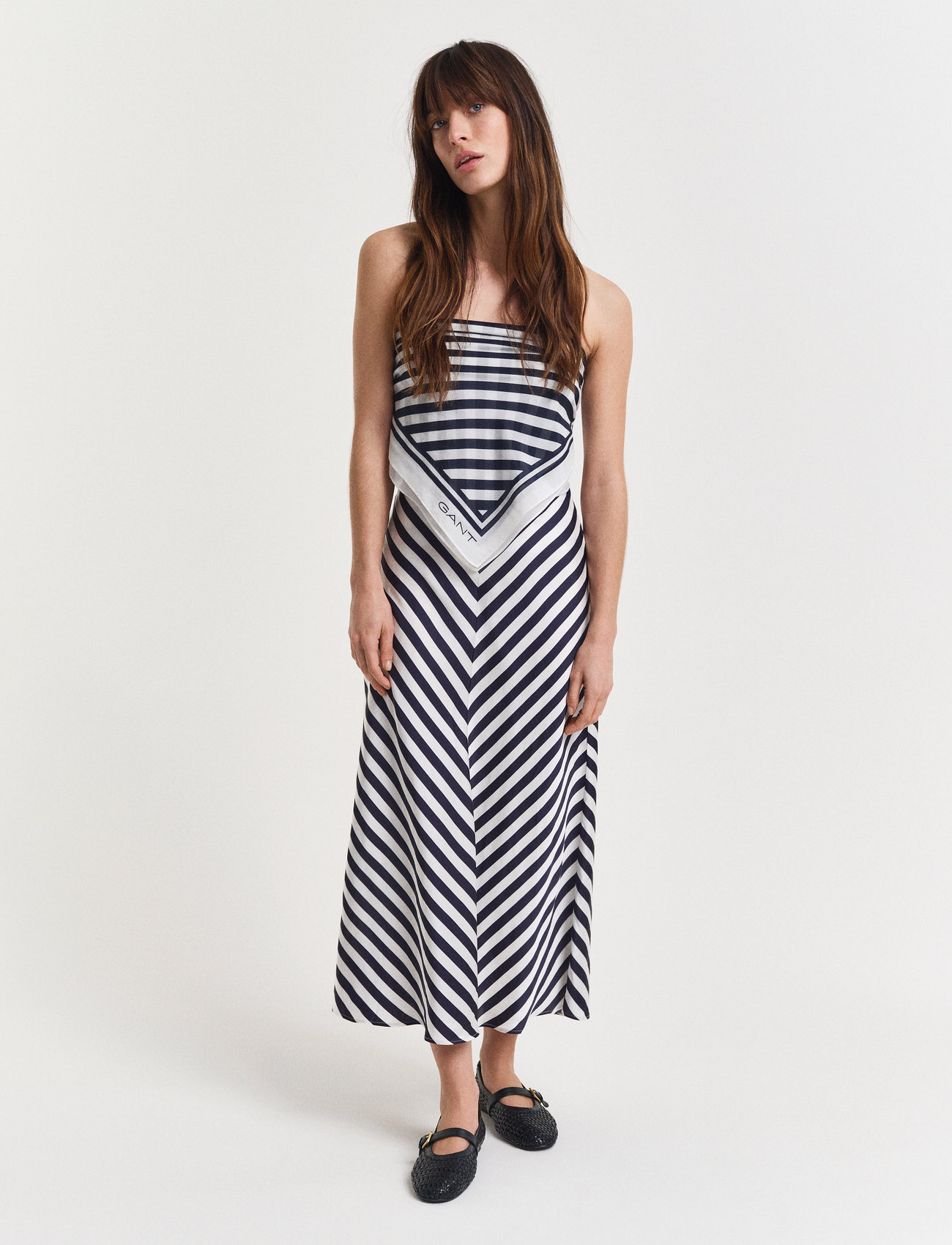 Gant Chevron Striped Skirt maxikjolar dam – bild 6