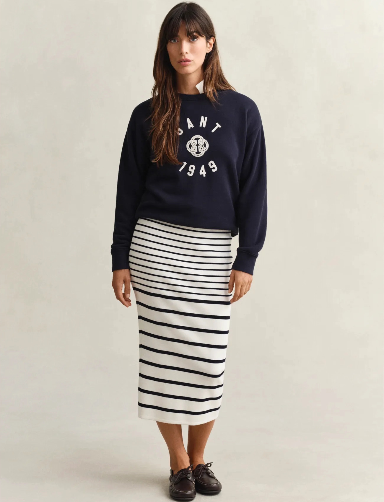 GANT Striped Pencil Knit Skirt - Multi/patterned - XS