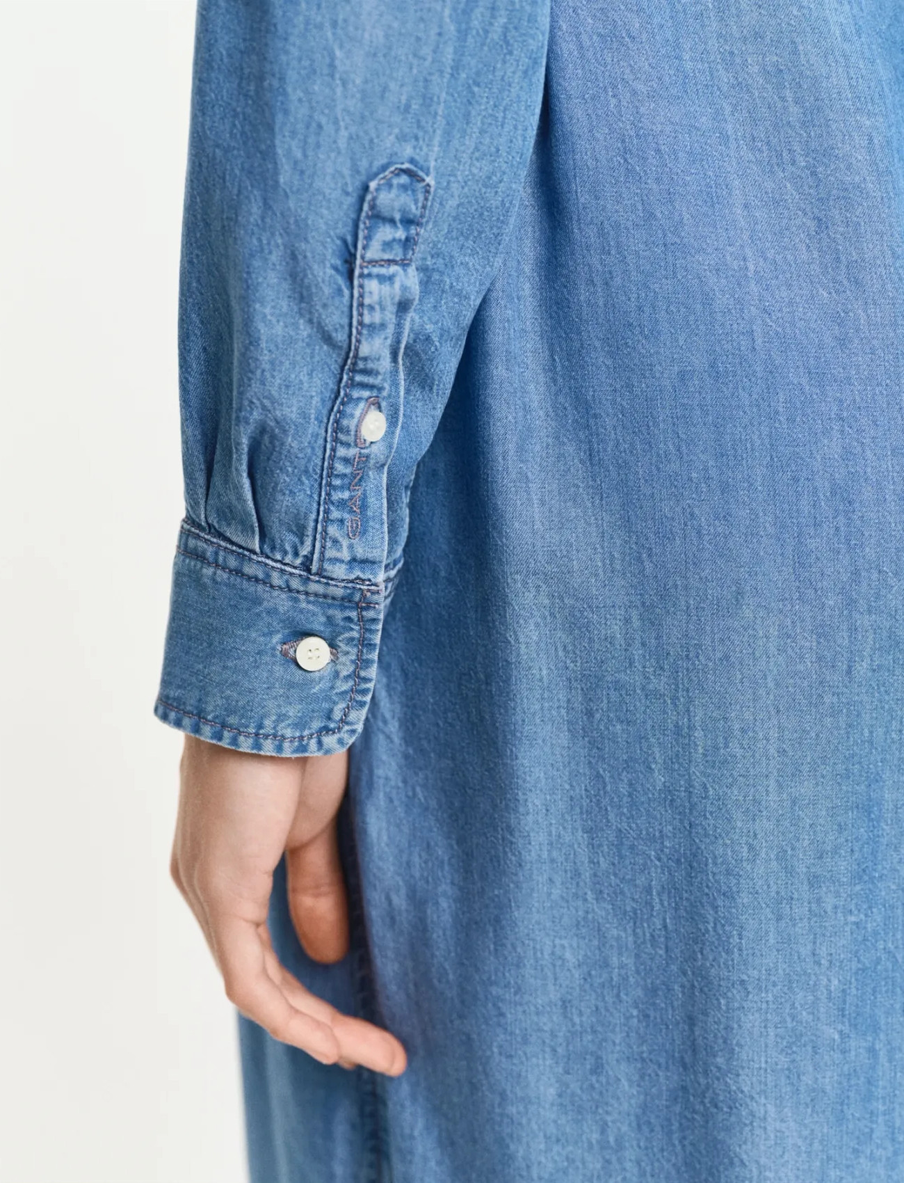 Gant Reg Chambray Shirt dress klänningar dam – bild 7
