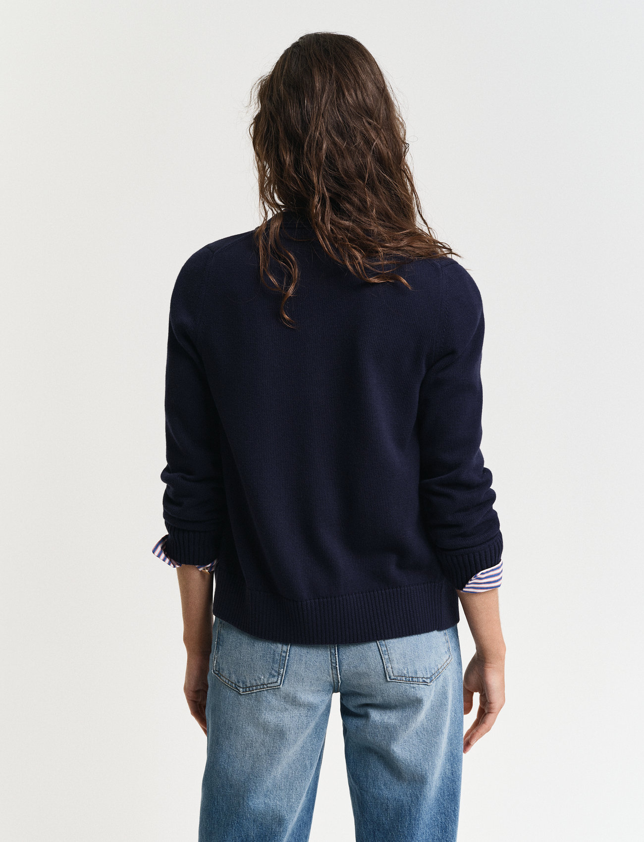 Gant Classic Cotton Cardigan dam – bild 7