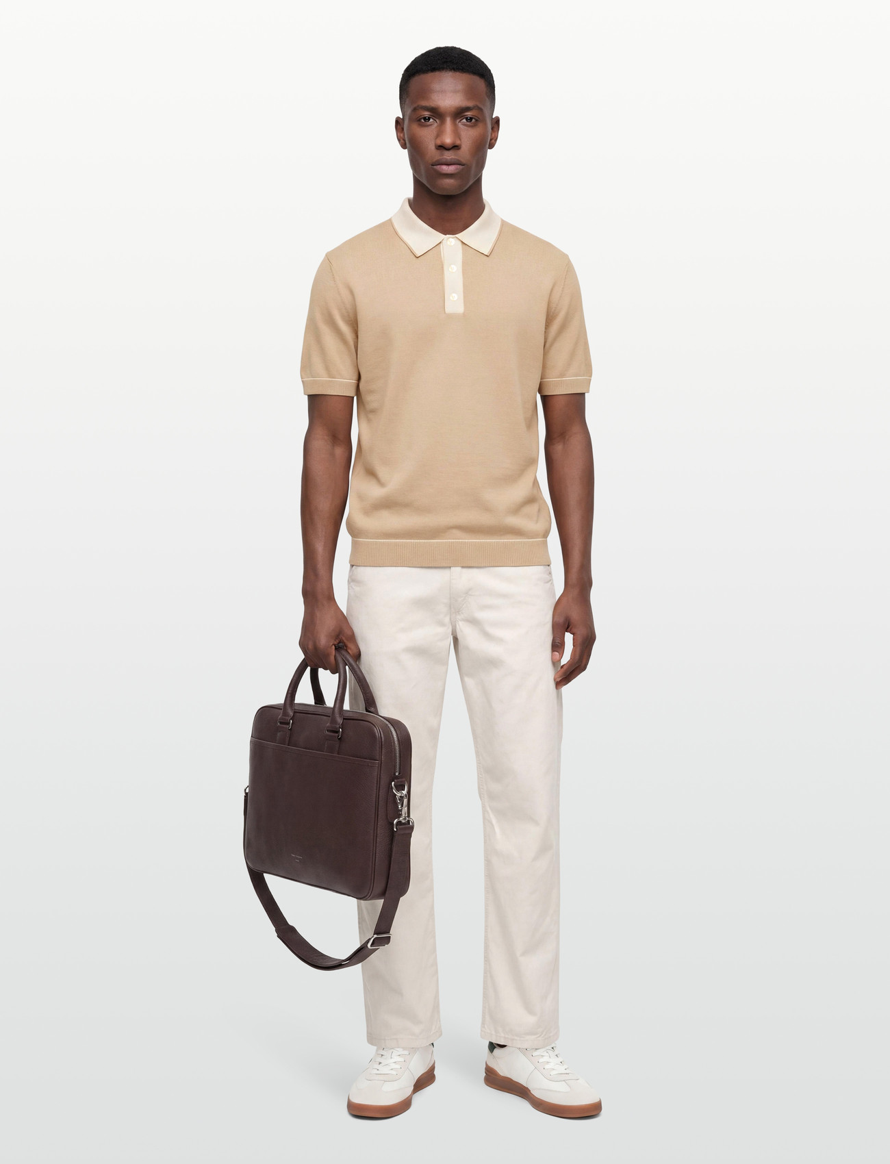 GANT Cotton Modal Polo - Navy - S 2