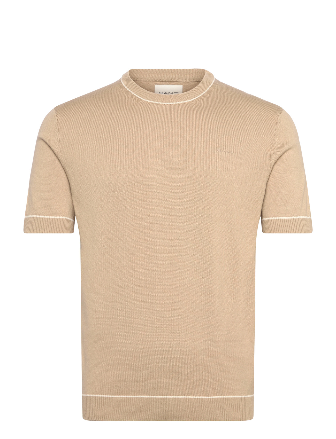 GANT Cotton Modal Ss C-Neck - Navy - S 2