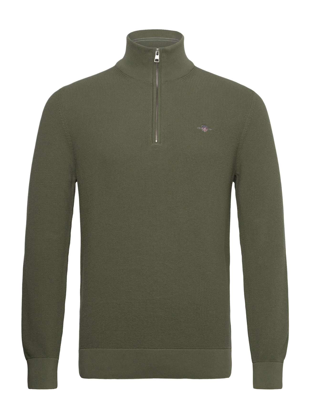 GANT Micro Textured Cotton Half Zip - - S 2