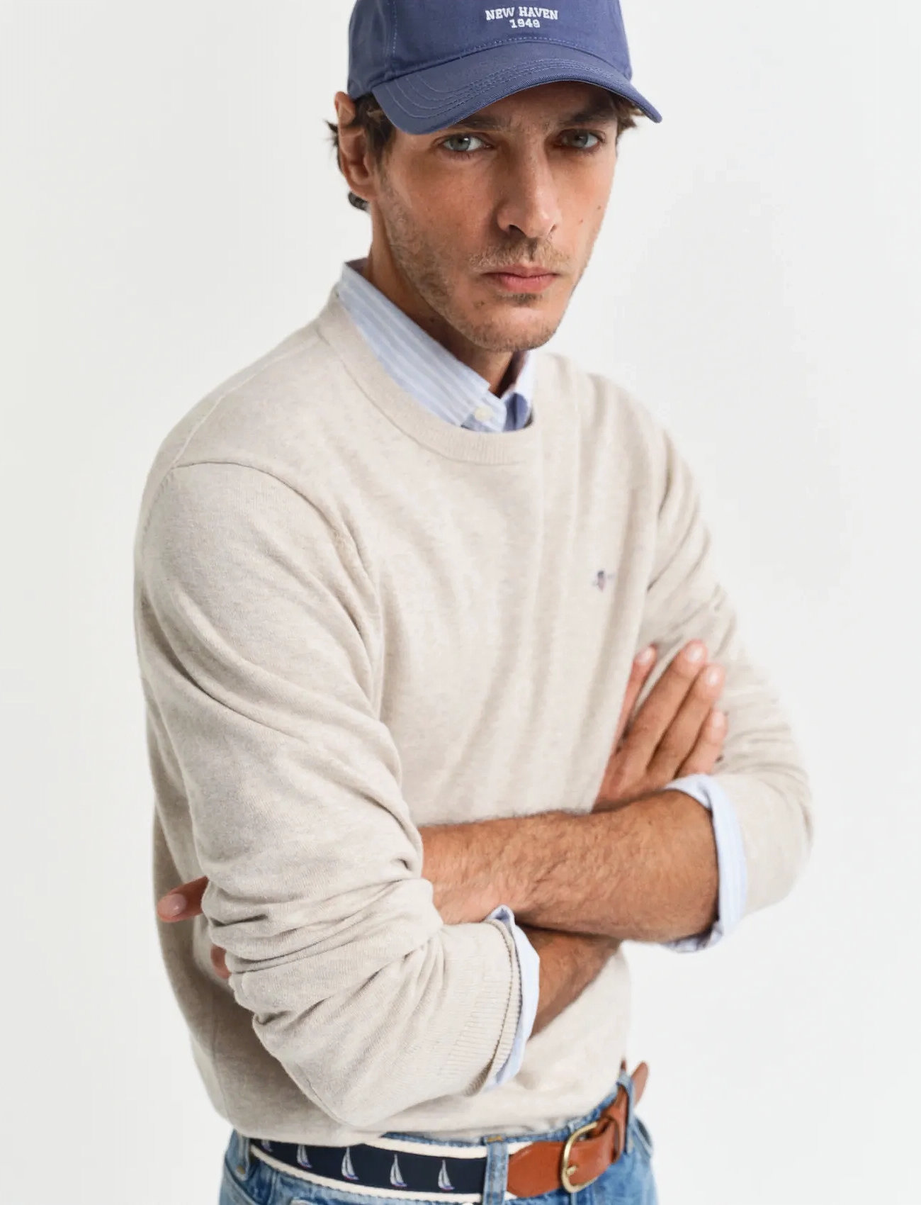 GANT Classic Cotton C-Neck - - S 2