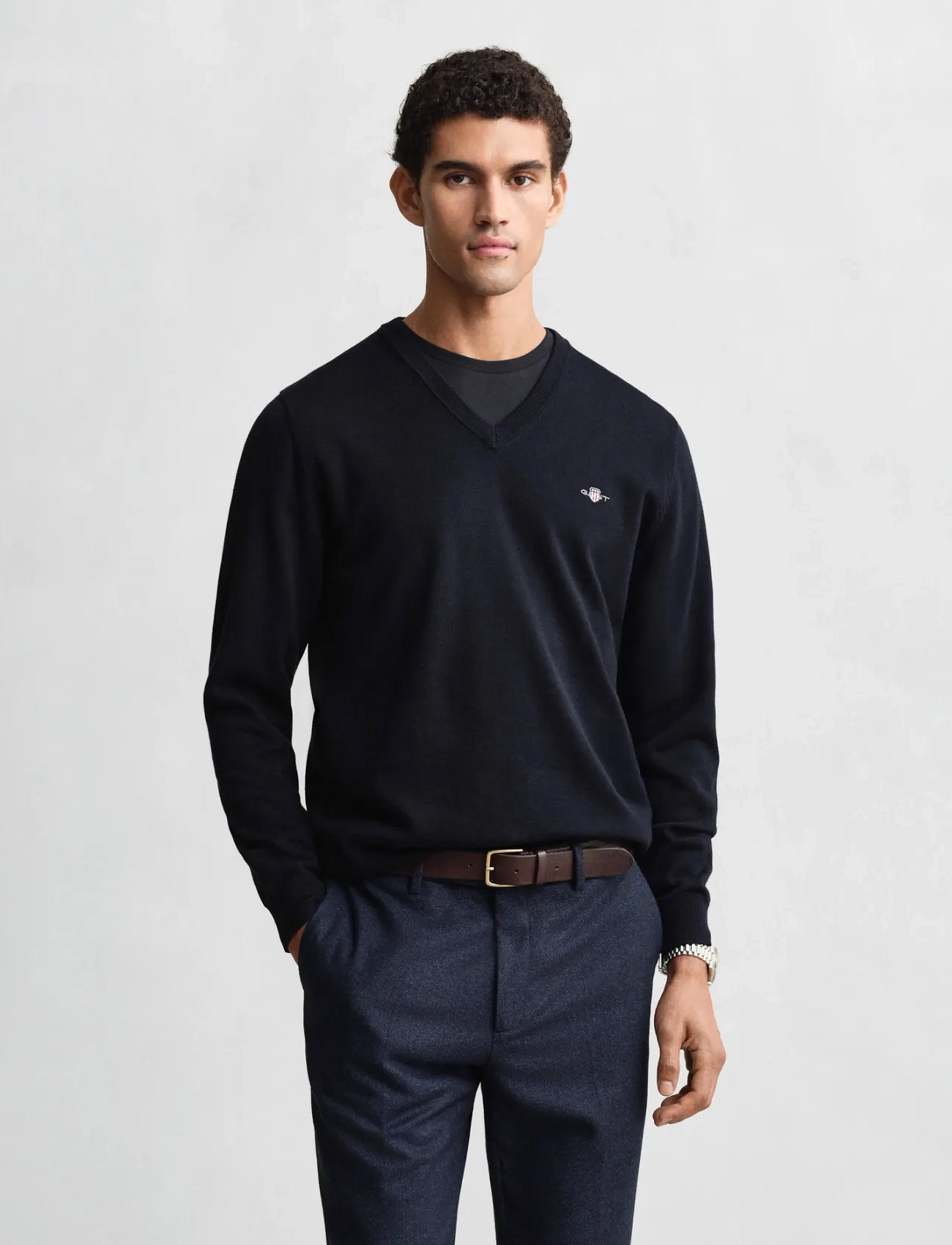 GANT Classic Cotton V-Neck - - S 10