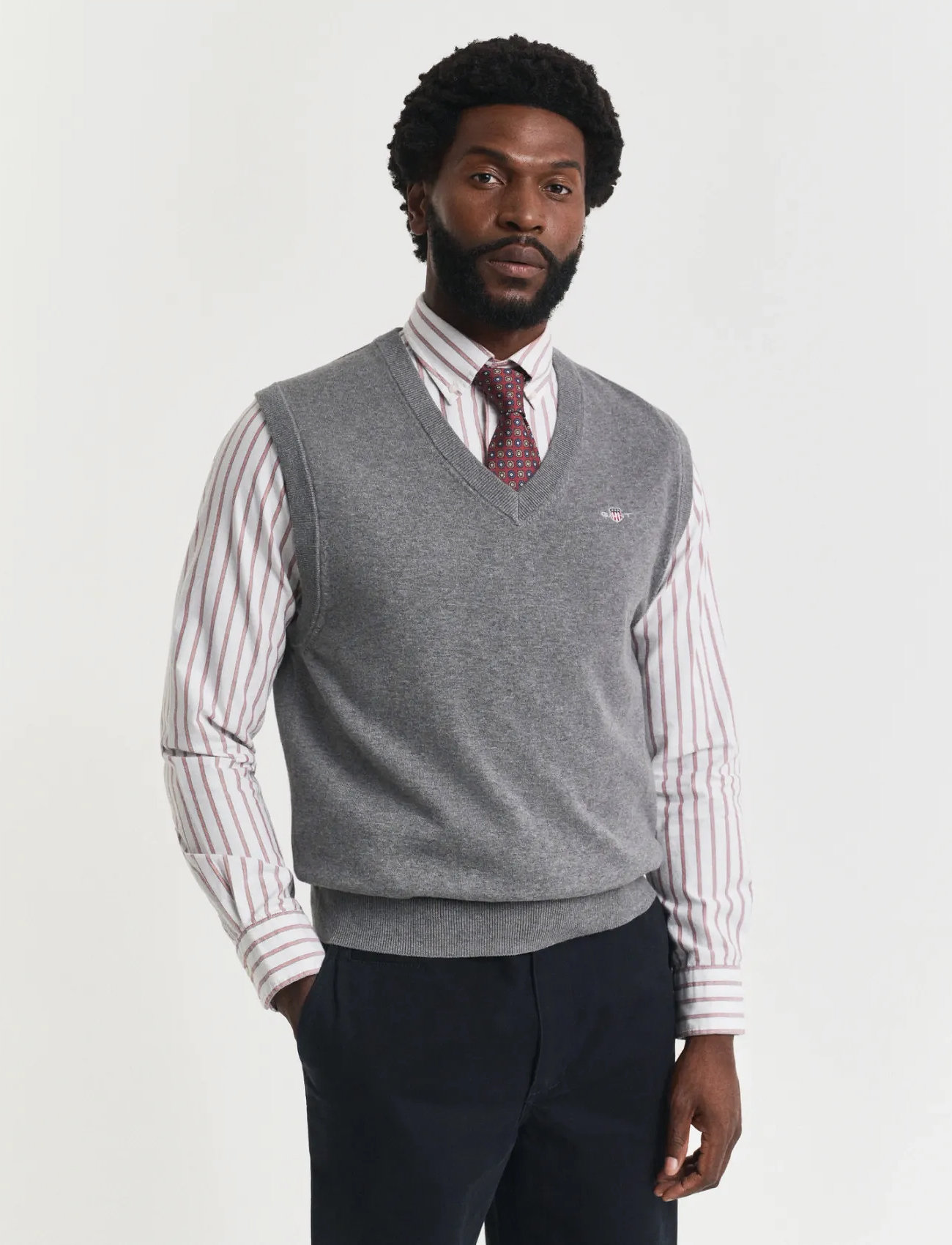 GANT Classic Cotton Vest - - S 2
