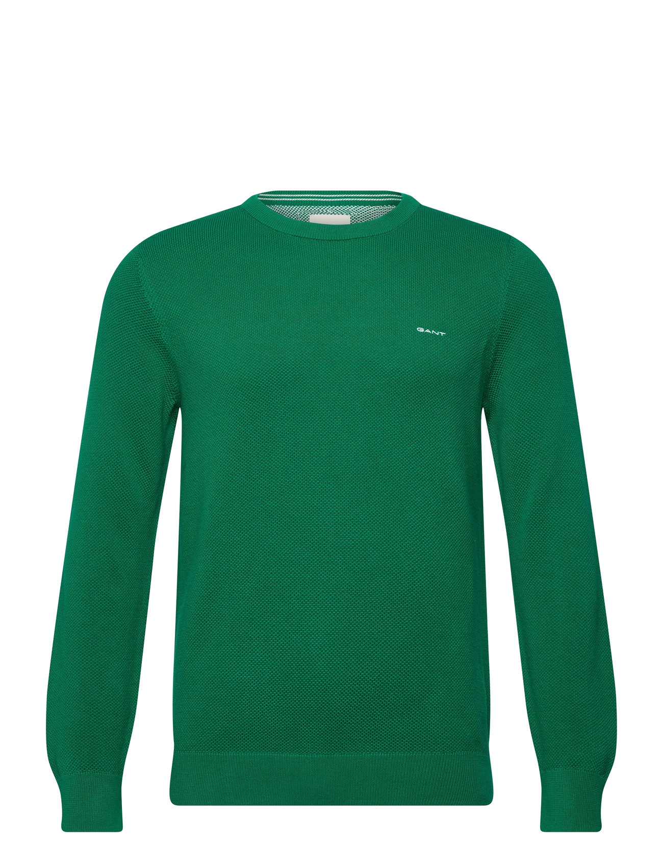 GANT Cotton Pique C-Neck - - S 2