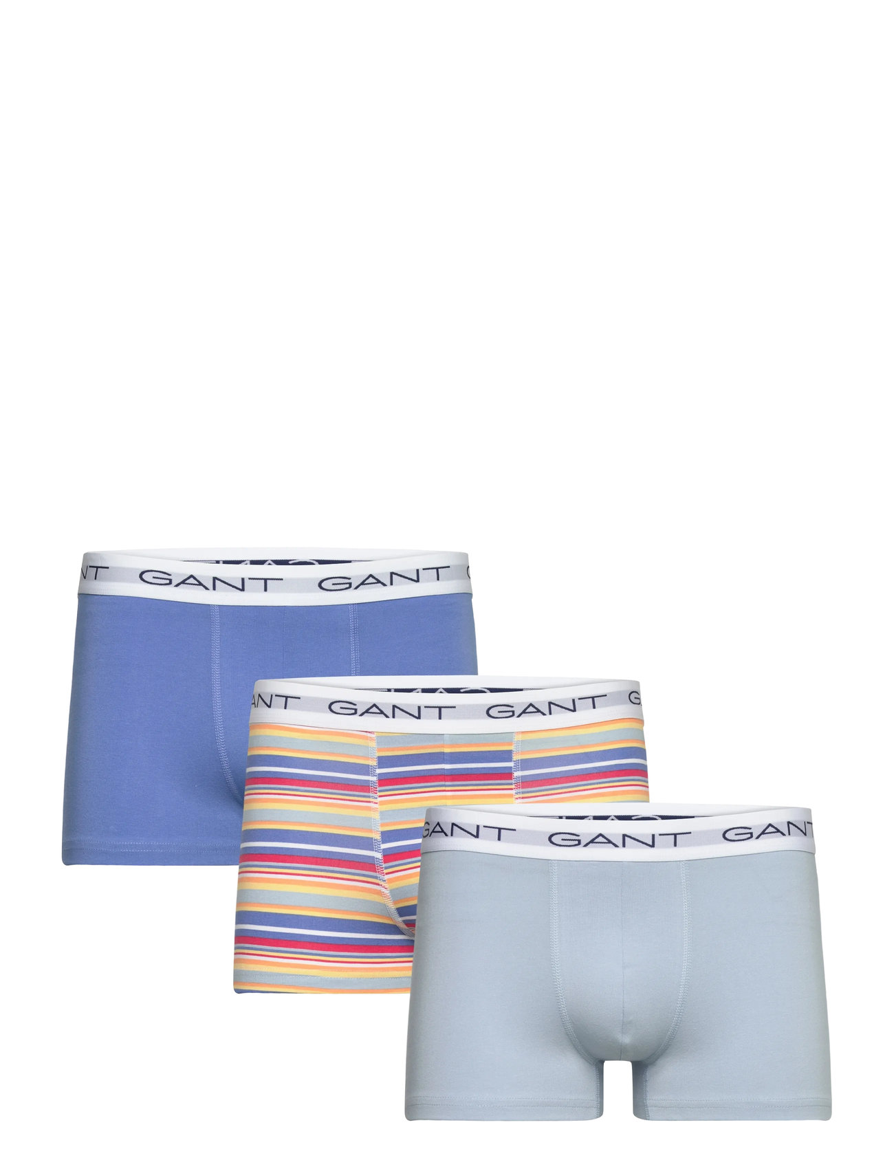 GANT Stripe Print Trunk 3-Pack - Navy - XL