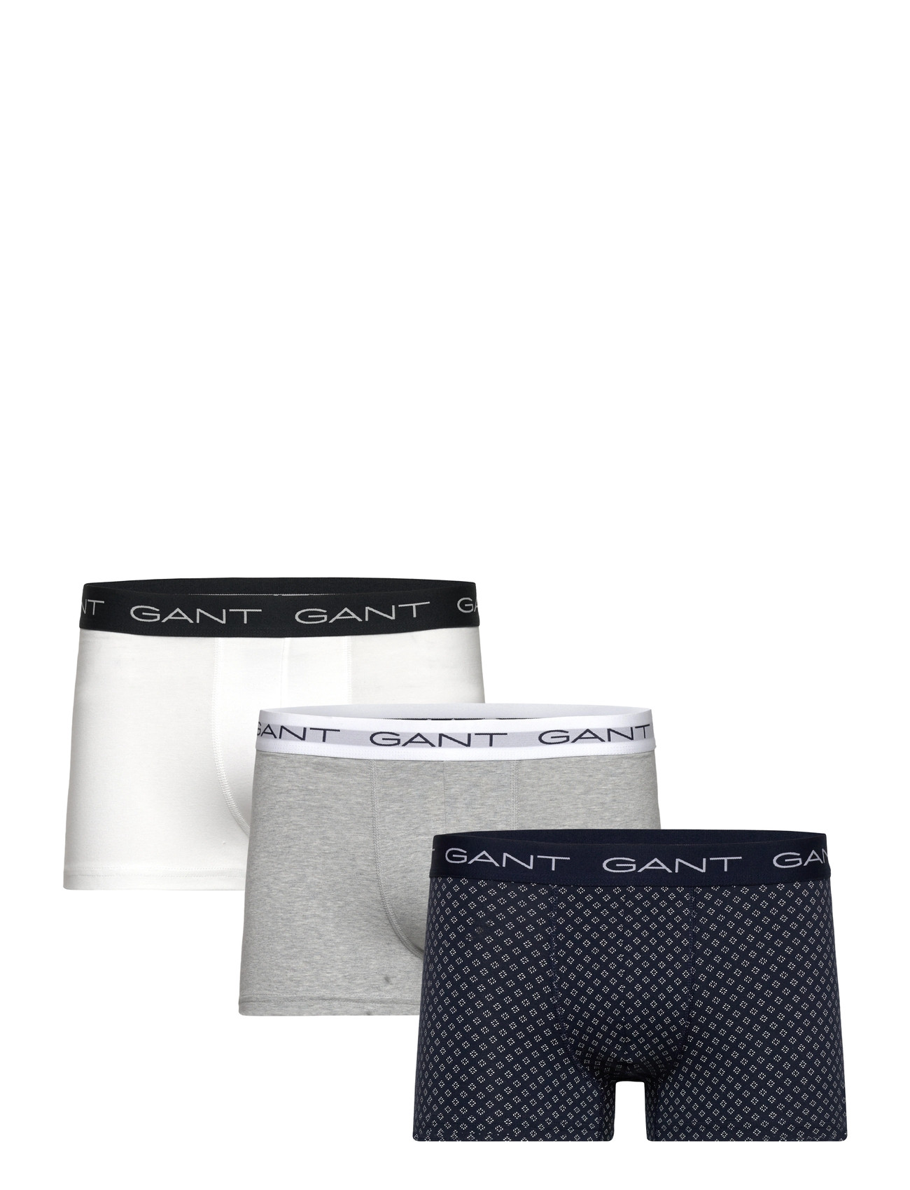 GANT Micro Print Trunk 3-Pack - Grey - S