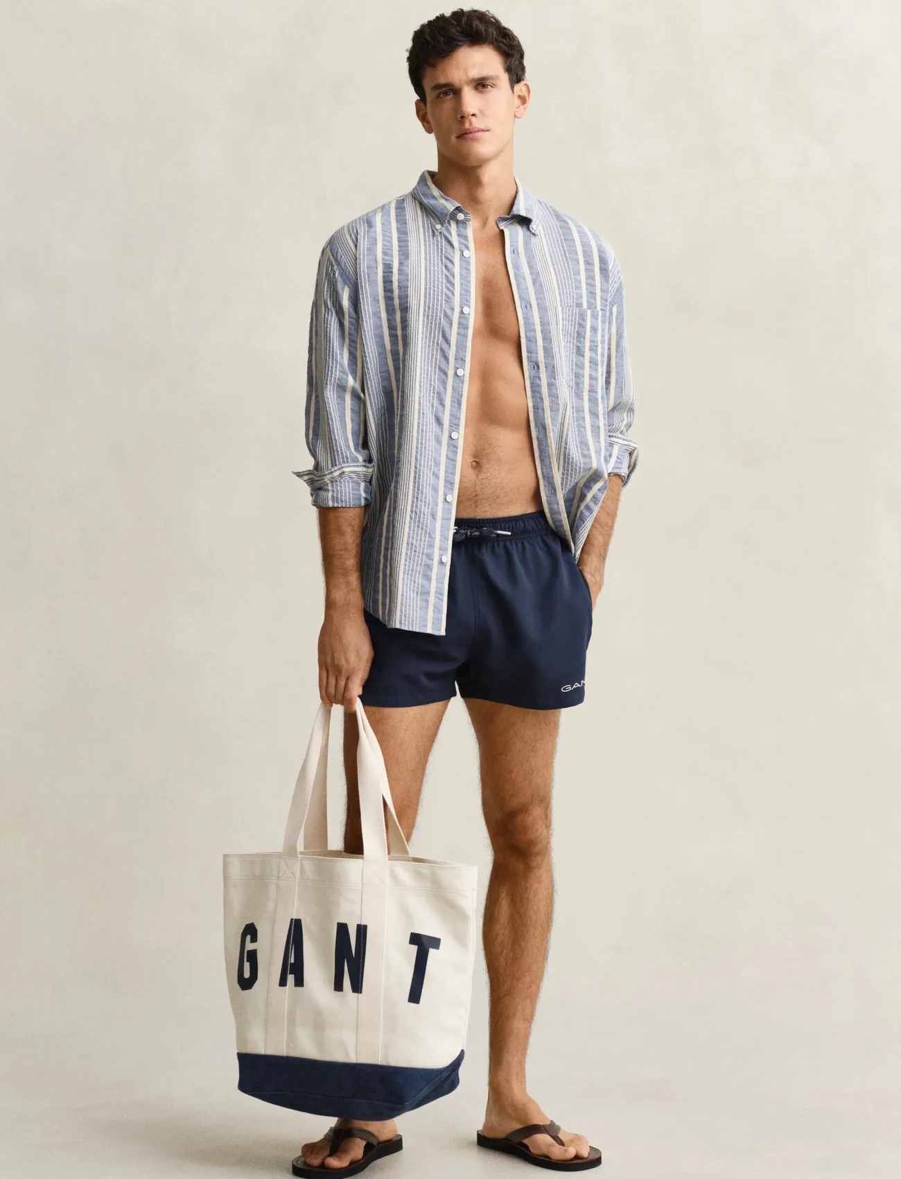 GANT Quick Dry Logo Swim Shorts - - S 2