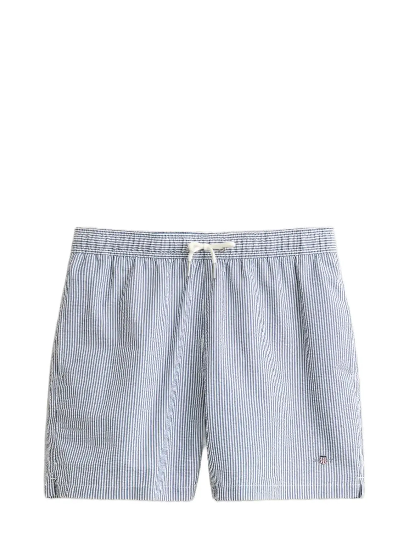 Gant | Striped Seersucker Swim Shorts | XXXL