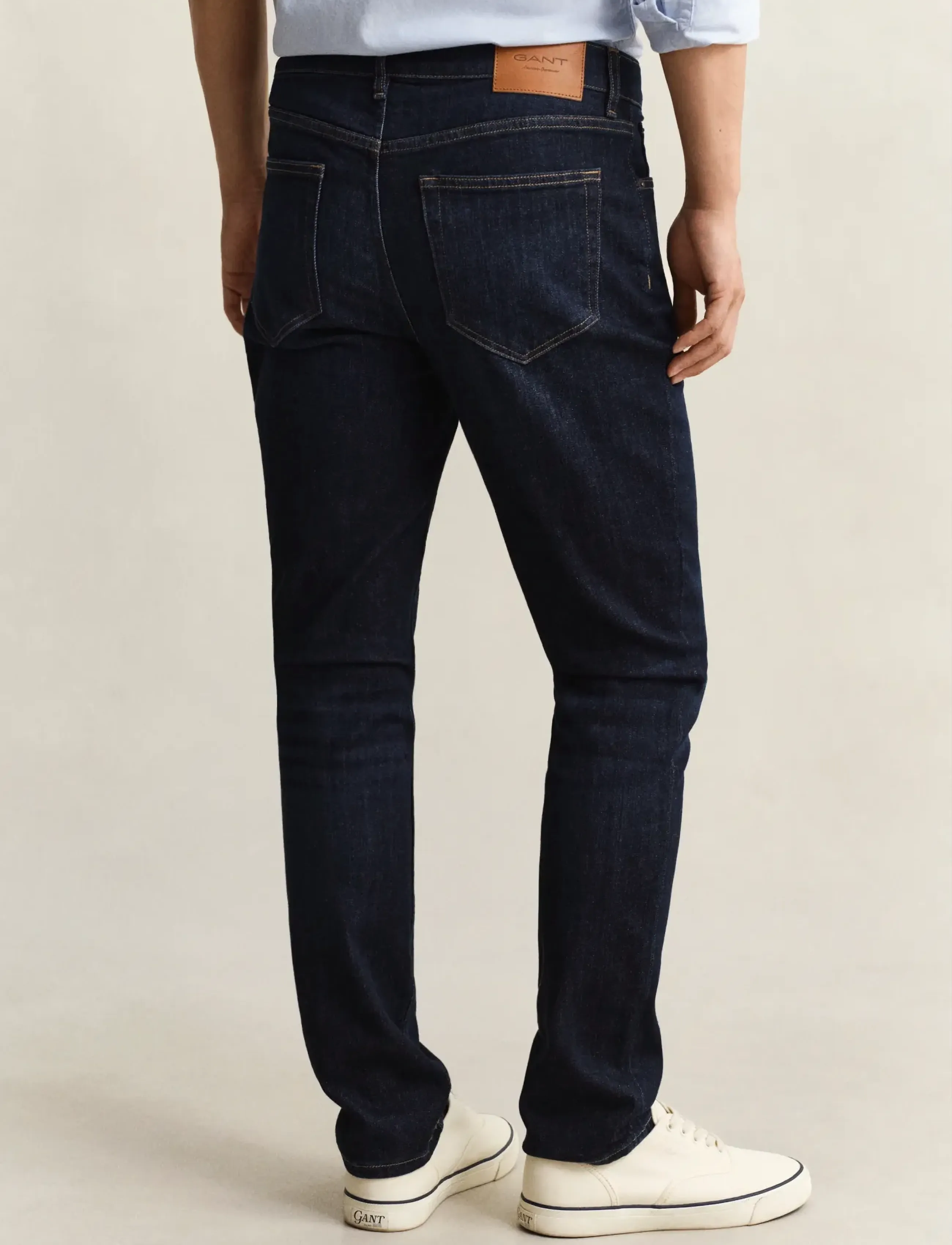 Gant - SLIM GANT JEANS - slim jeans - dark blue broken in - 3