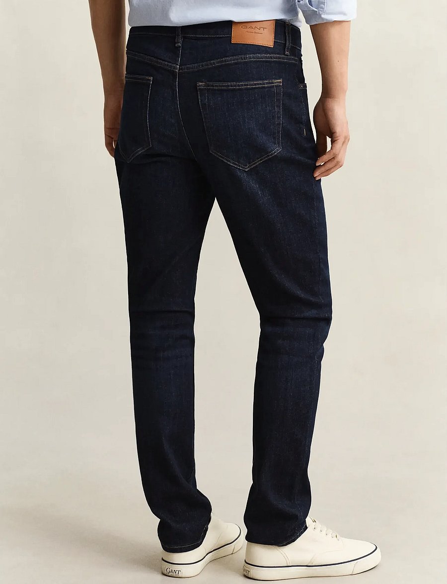 Gant - SLIM GANT JEANS - slim-fit jeans - dark blue broken in - 3