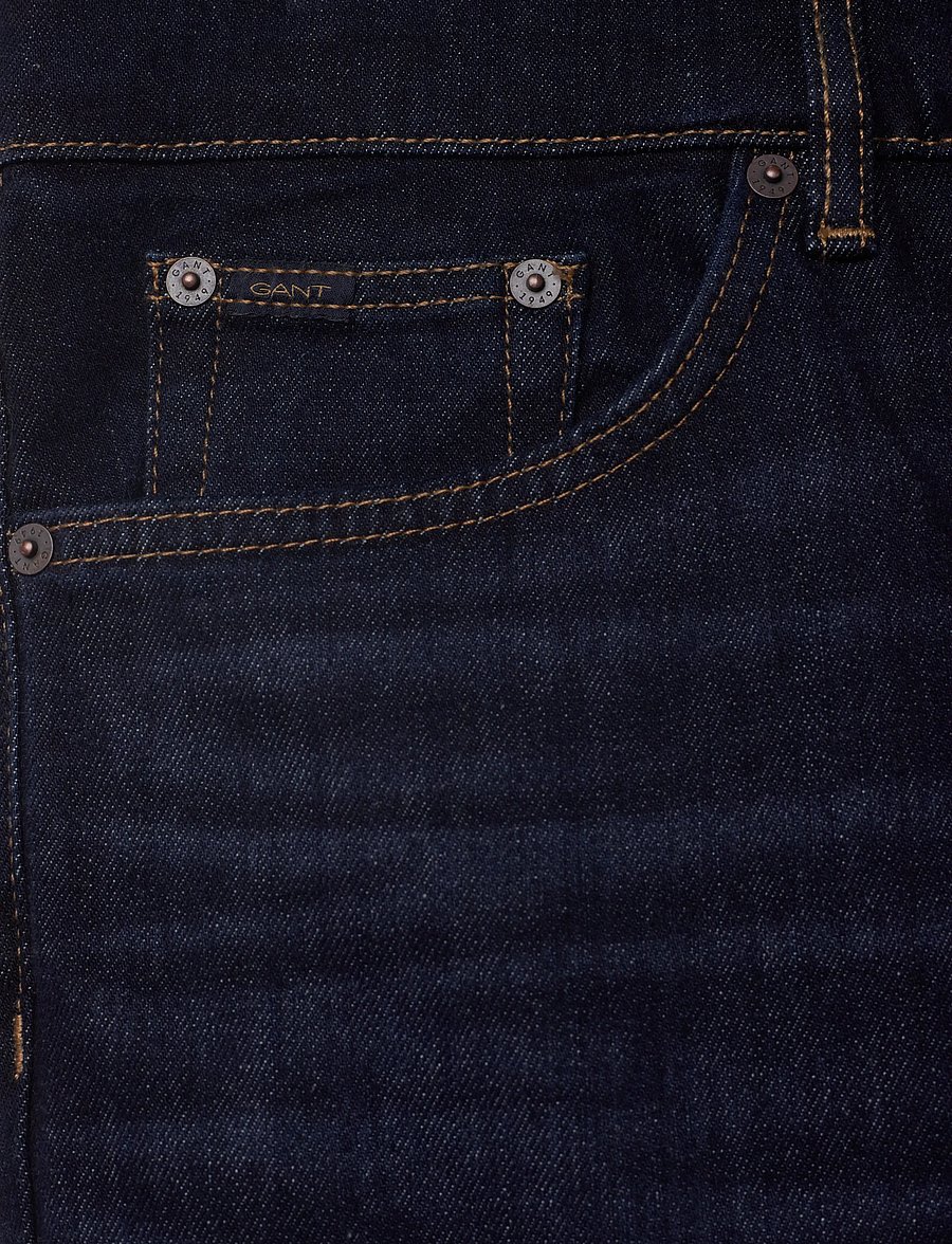 Gant - SLIM GANT JEANS - slim-fit jeans - dark blue broken in - 5