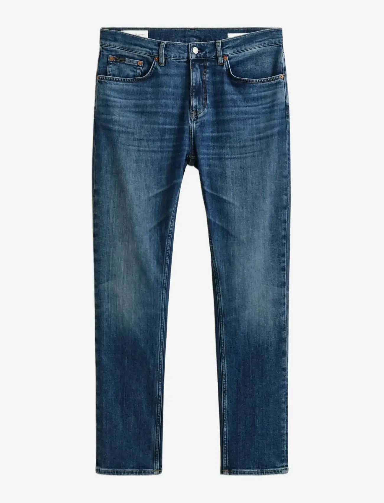 GANT - SLIM GANT JEANS - slim fit jeans - mid blue broken in - 1
