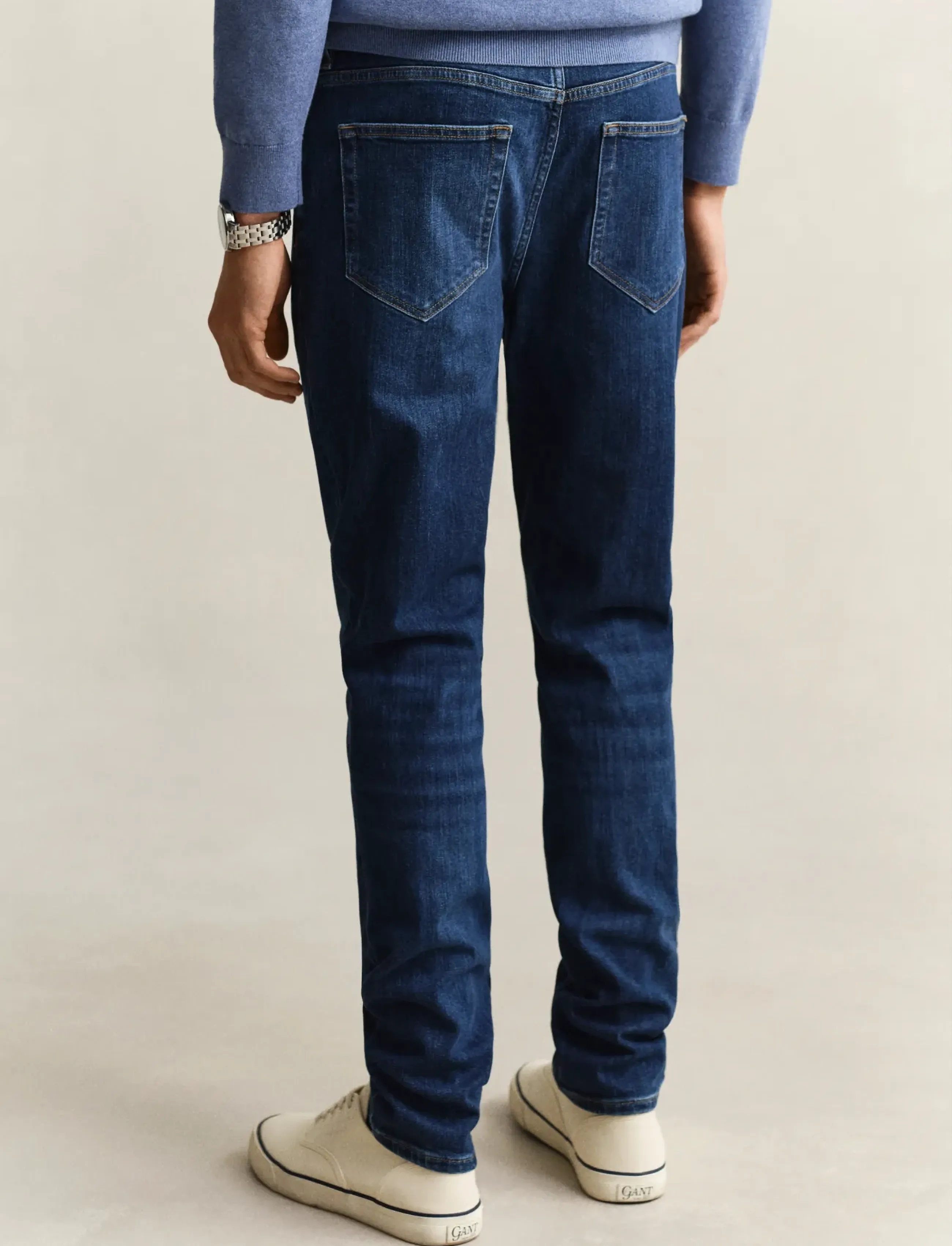 Gant - SLIM GANT JEANS - slim jeans - mid blue worn in - 2
