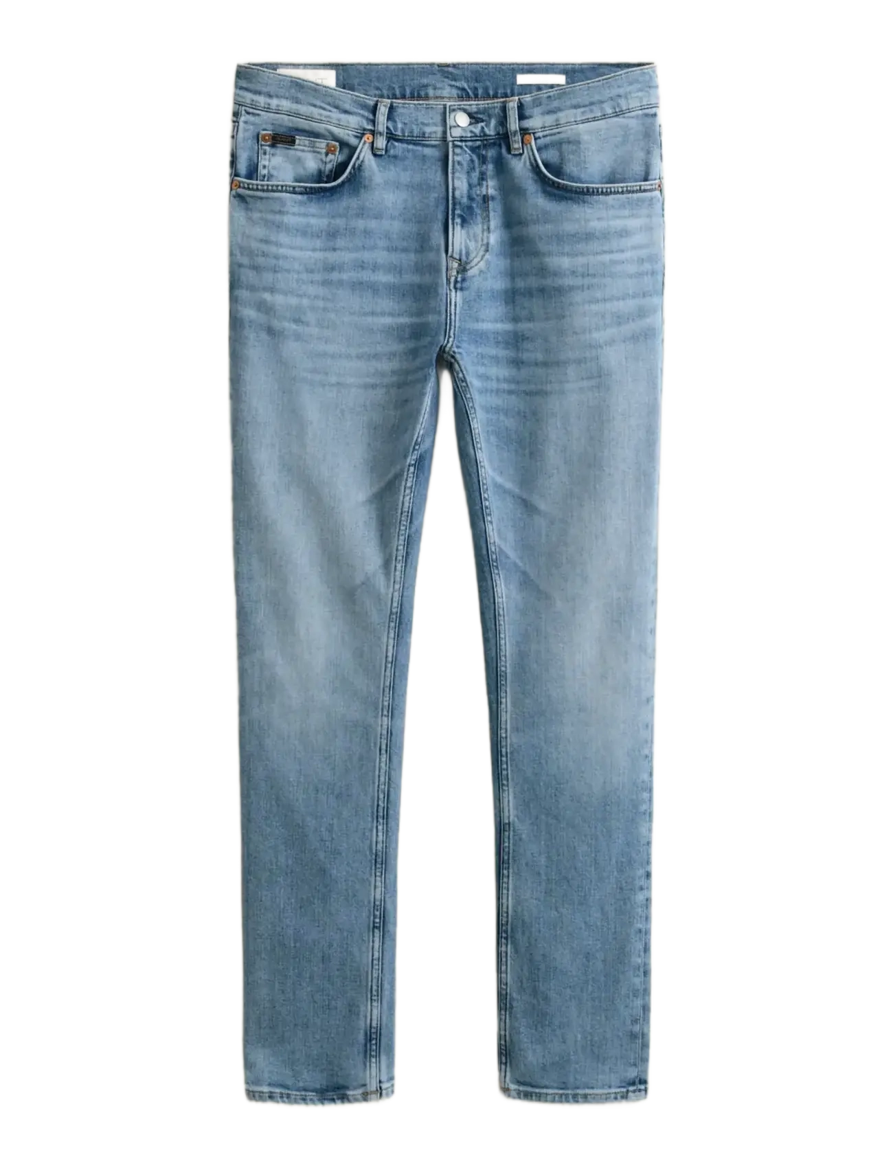 SLIM GANT JEANS - SEMI LIGHT BLUE WORN IN