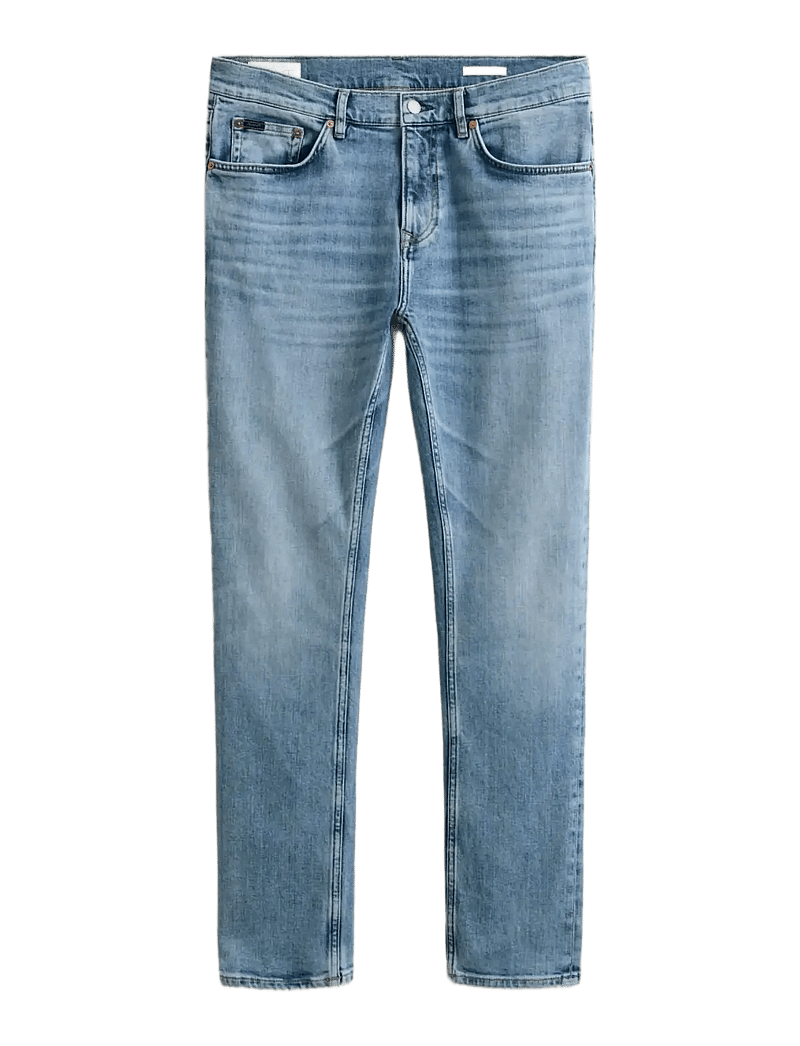 GANT - SLIM GANT JEANS - slim jeans - semi light blue worn in - 0