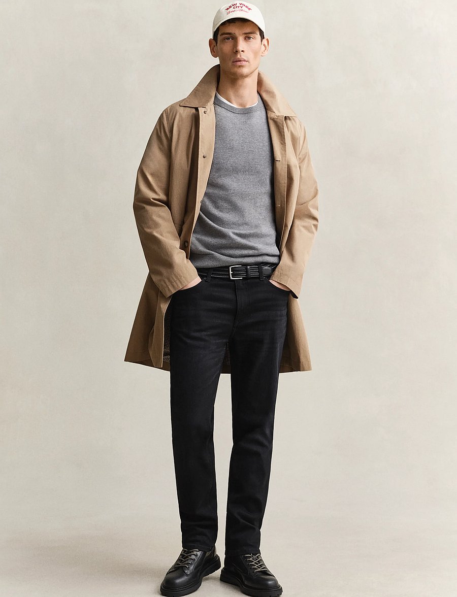 Gant - Classic Regular Denim Jeans - regular jeans - black broken in - 4