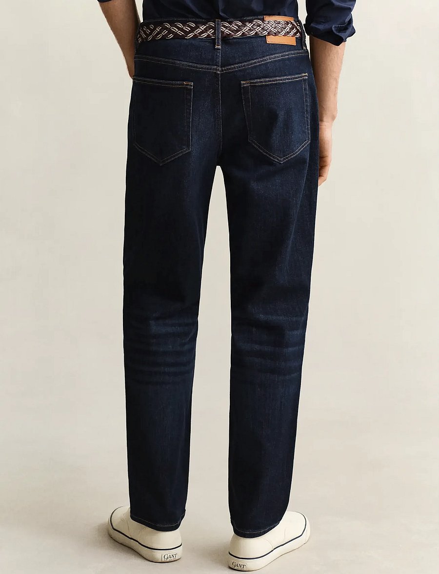 Gant - REG GANT JEANS - regular jeans - dark blue broken in - 3