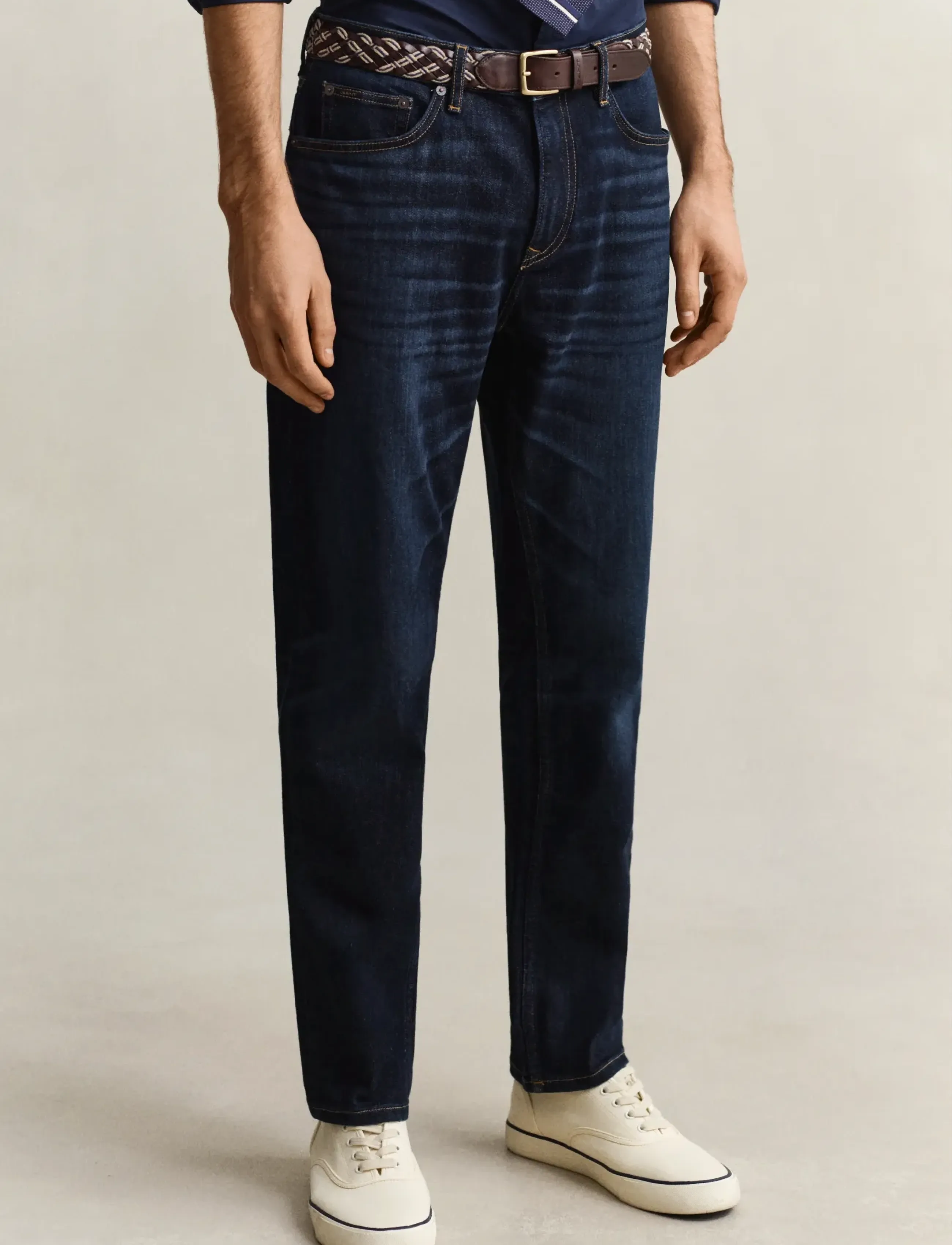 Gant - REG GANT JEANS - regular jeans - dark blue broken in - 4