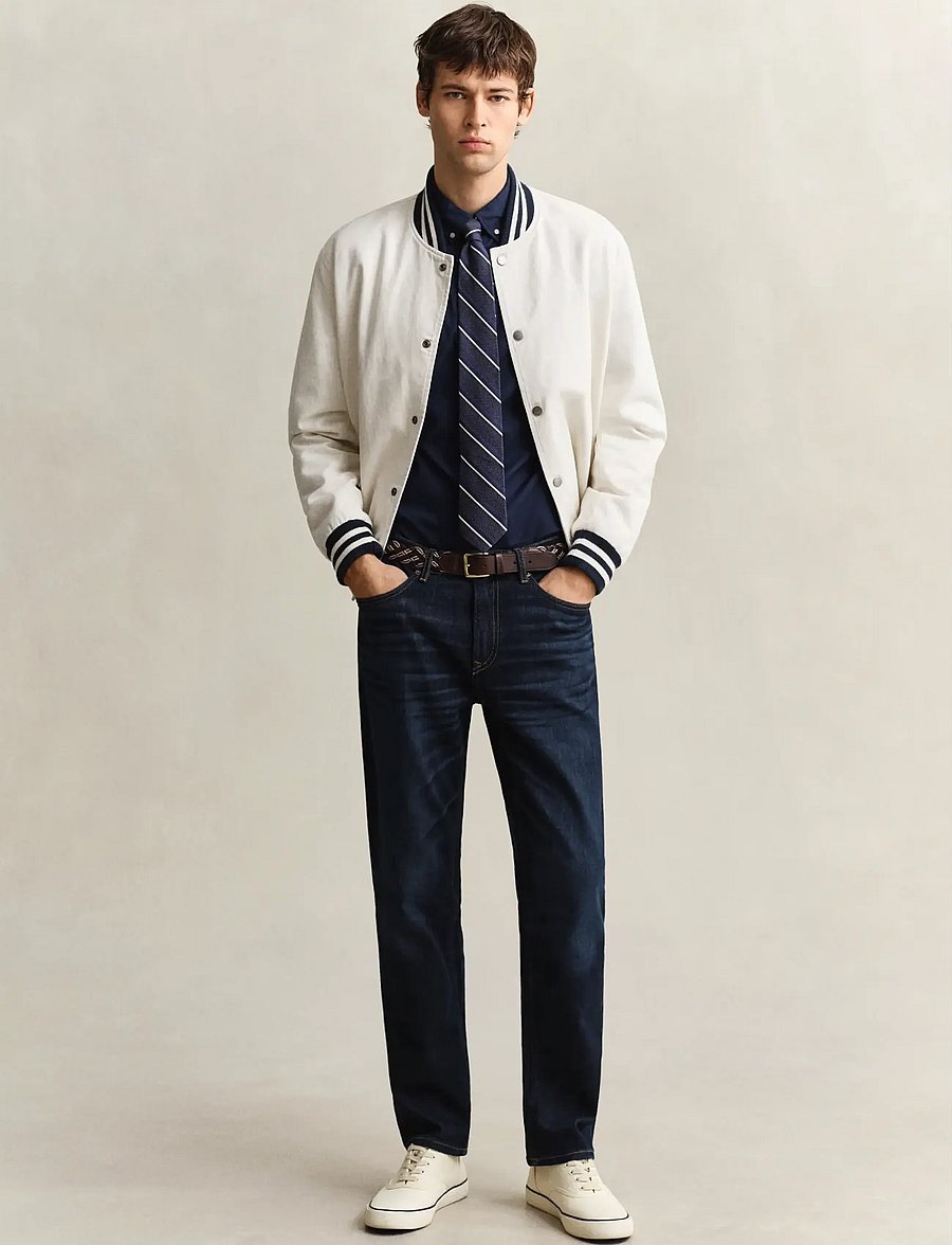Gant - REG GANT JEANS - regular jeans - dark blue broken in - 5