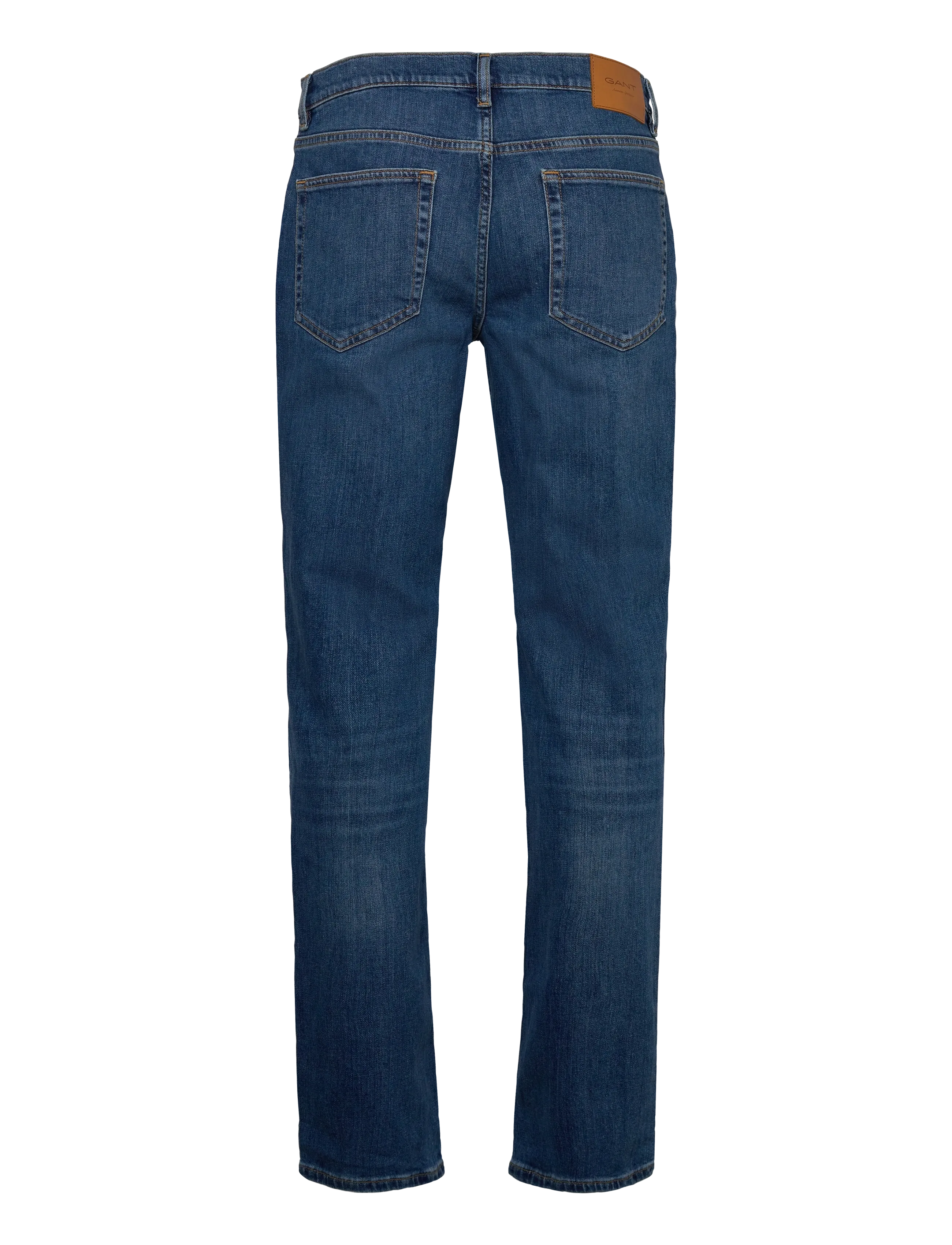 Gant - REG GANT JEANS - regular jeans - mid blue broken in - 2