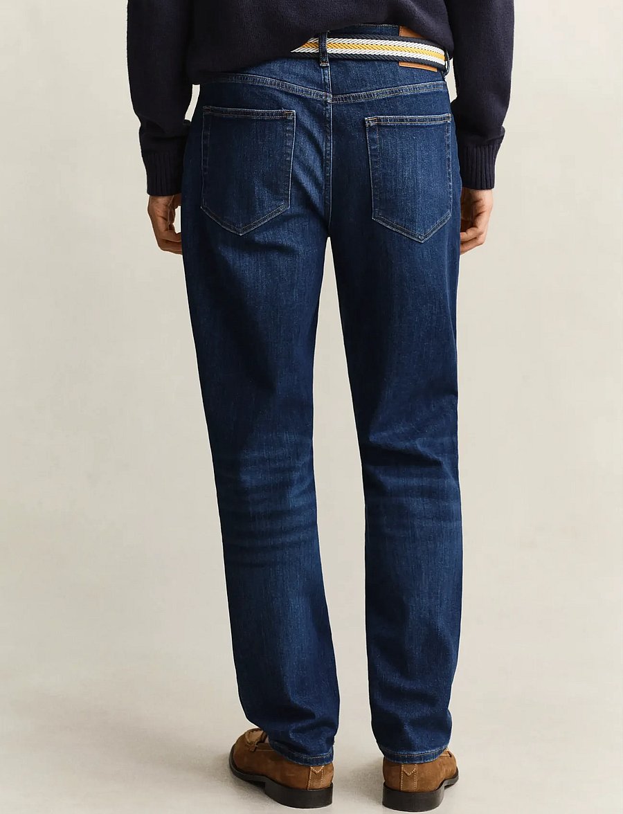Gant - REG GANT JEANS - regular jeans - mid blue worn in - 2
