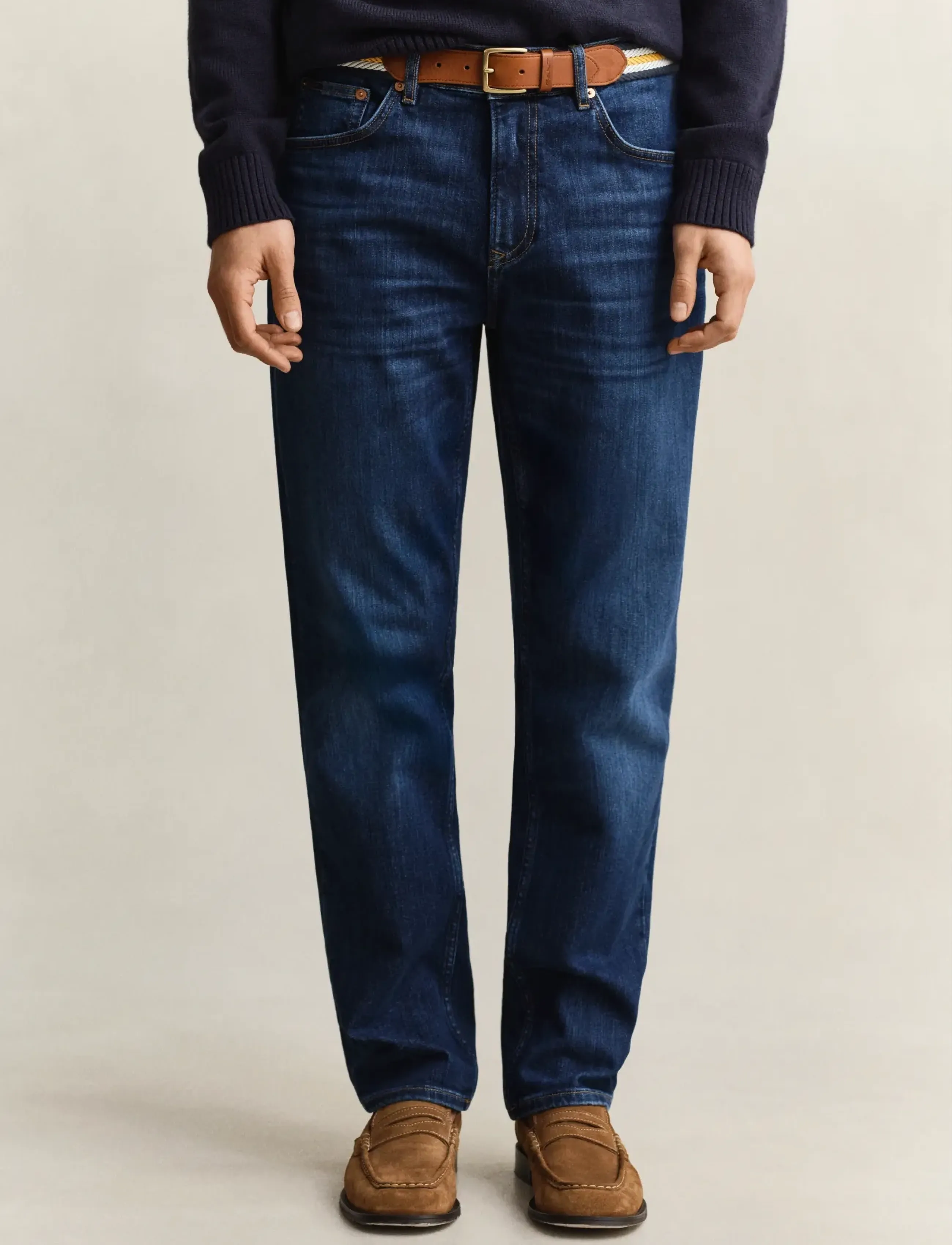 Gant - REG GANT JEANS - regular jeans - mid blue worn in - 3