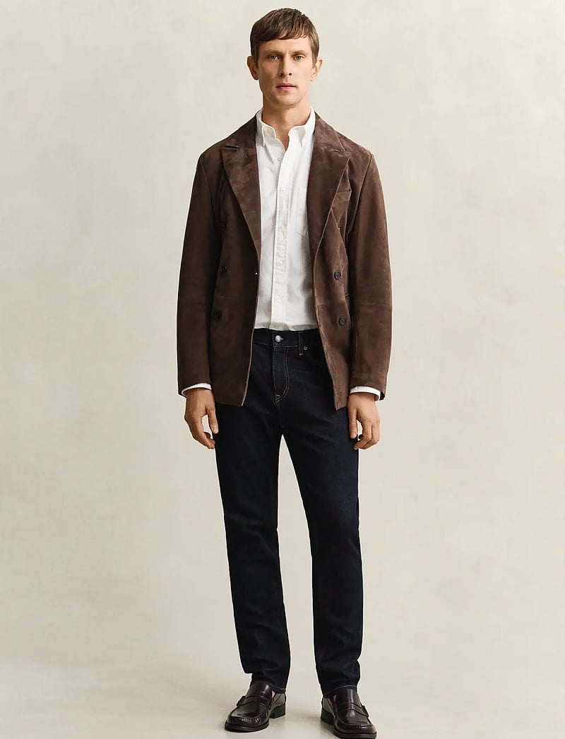 GANT - SLIM CLEAN WASH GANT JEANS - slim jeans - dark blue - 5