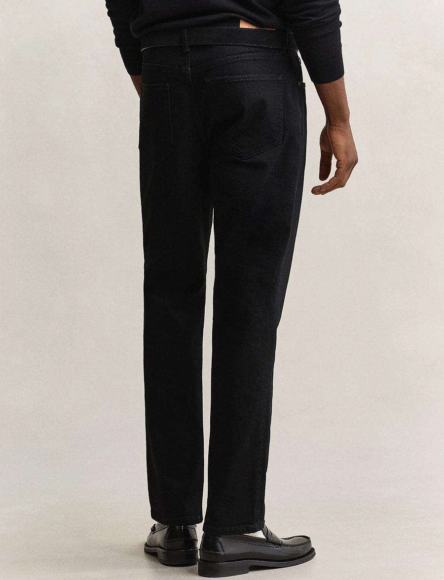 Gant - Classic Regular Jeans - regular jeans - black - 2