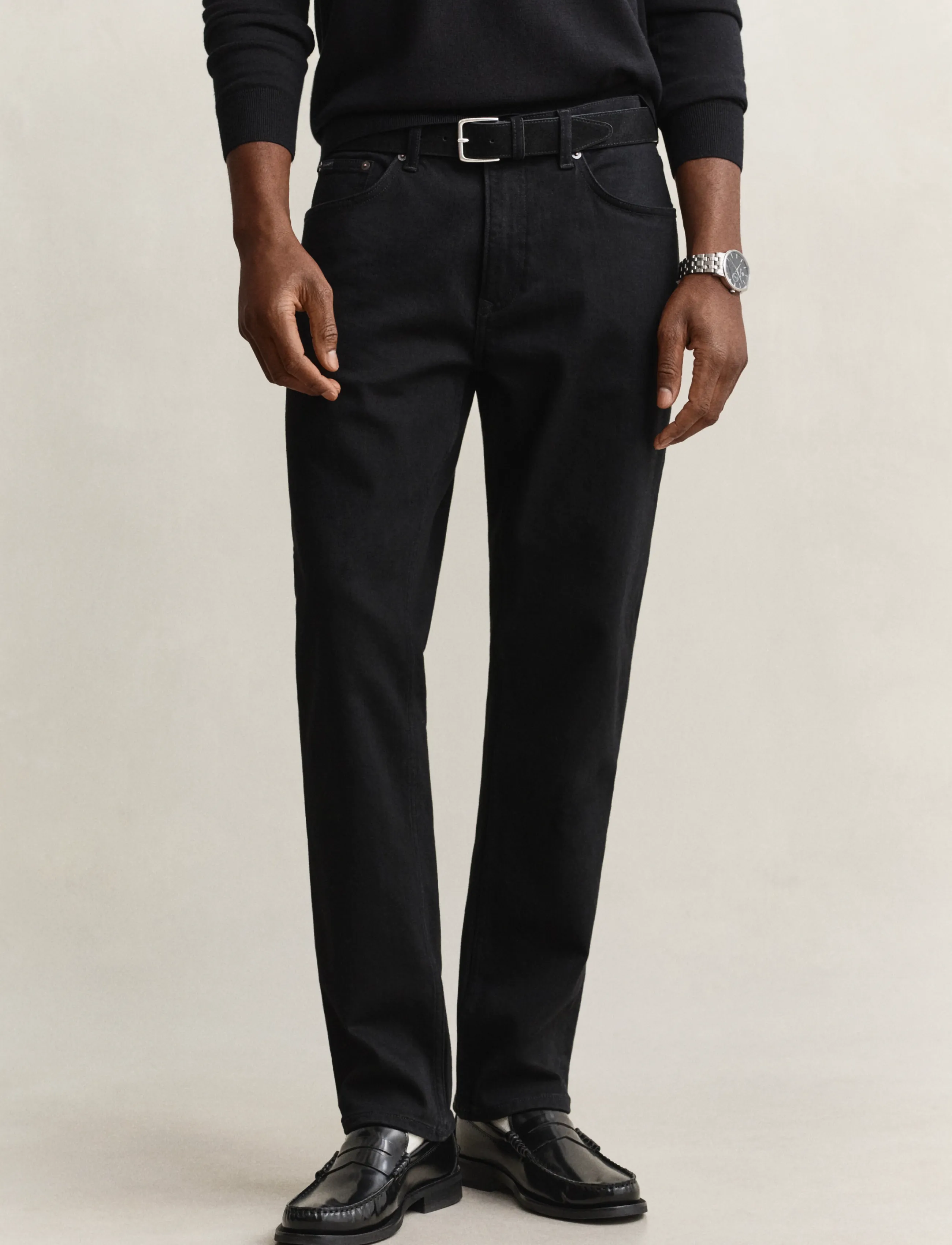 Gant - Classic Regular Jeans - regular jeans - black - 3