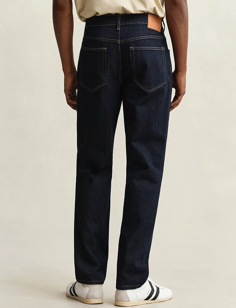 GANT - REG CLEAN WASH GANT JEANS - slim jeans - dark blue - 3
