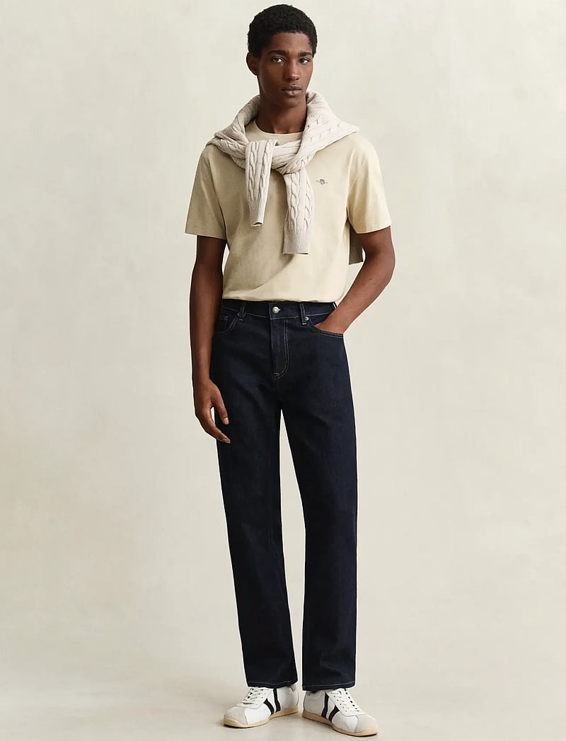 GANT - REG CLEAN WASH GANT JEANS - slim jeans - dark blue - 5