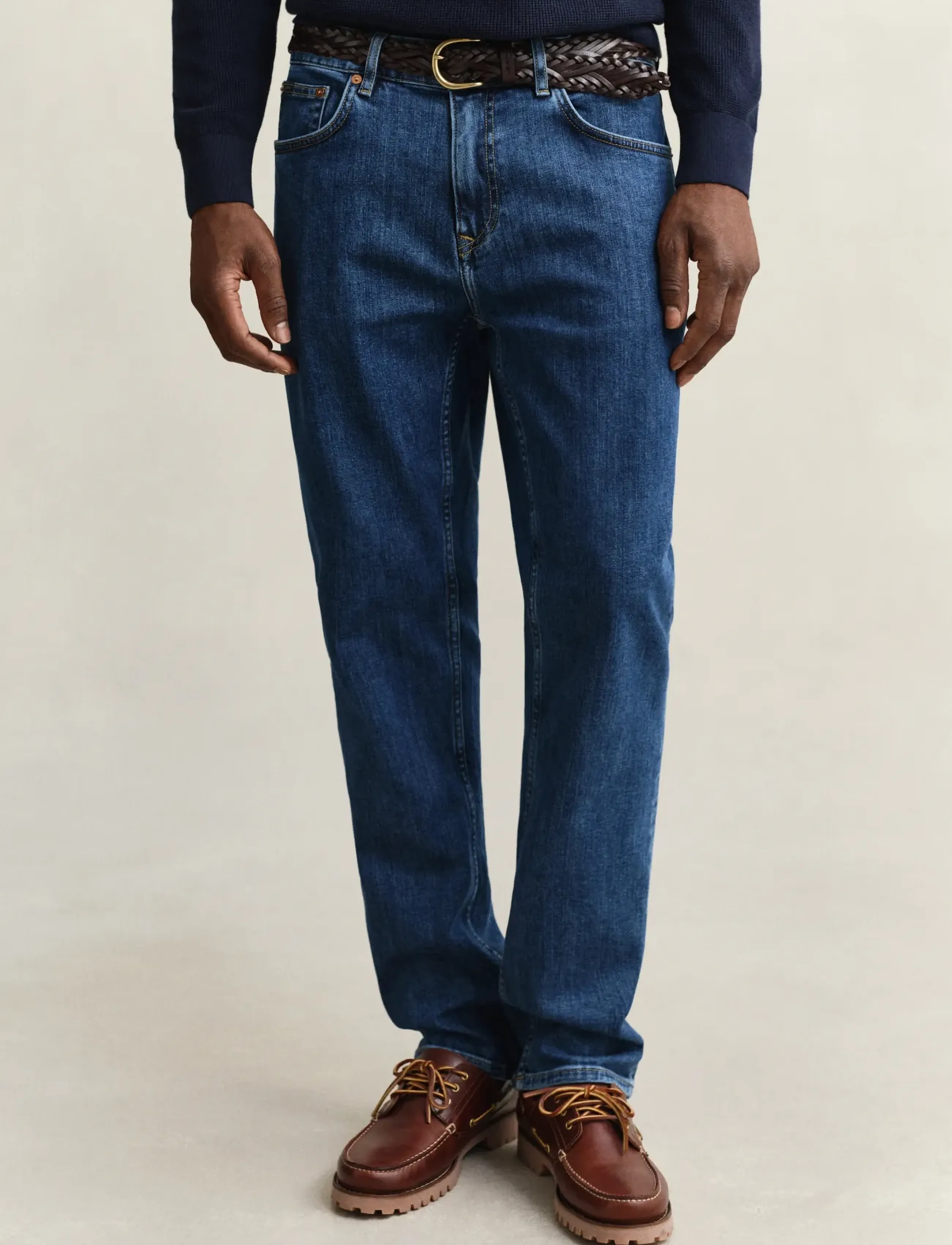 Gant - Classic Regular Jeans - regular jeans - mid blue vintage - 3