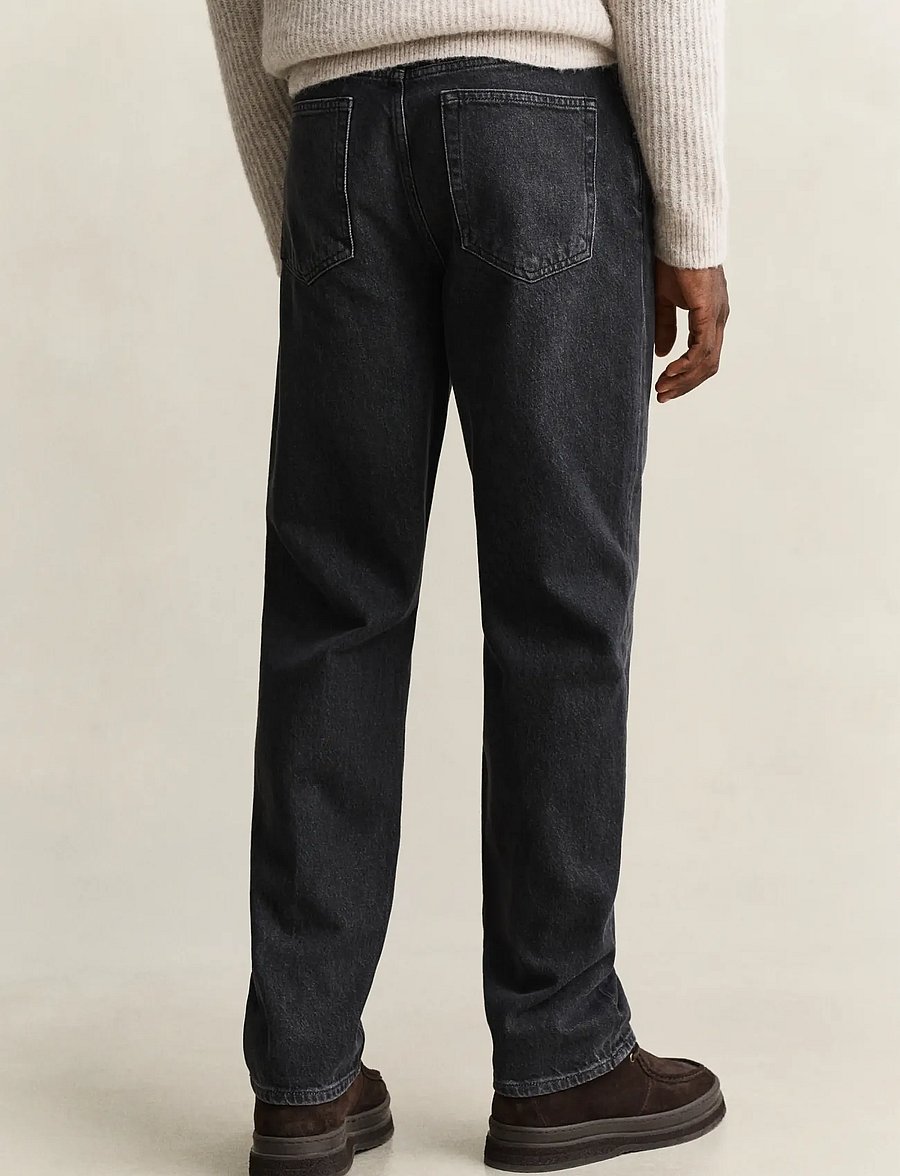 Gant - Straight Jeans - regular jeans - black broken in - 2