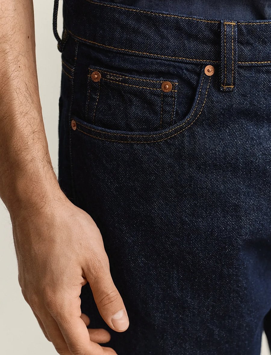 Gant - Straight Jeans - regular jeans - dark blue - 3