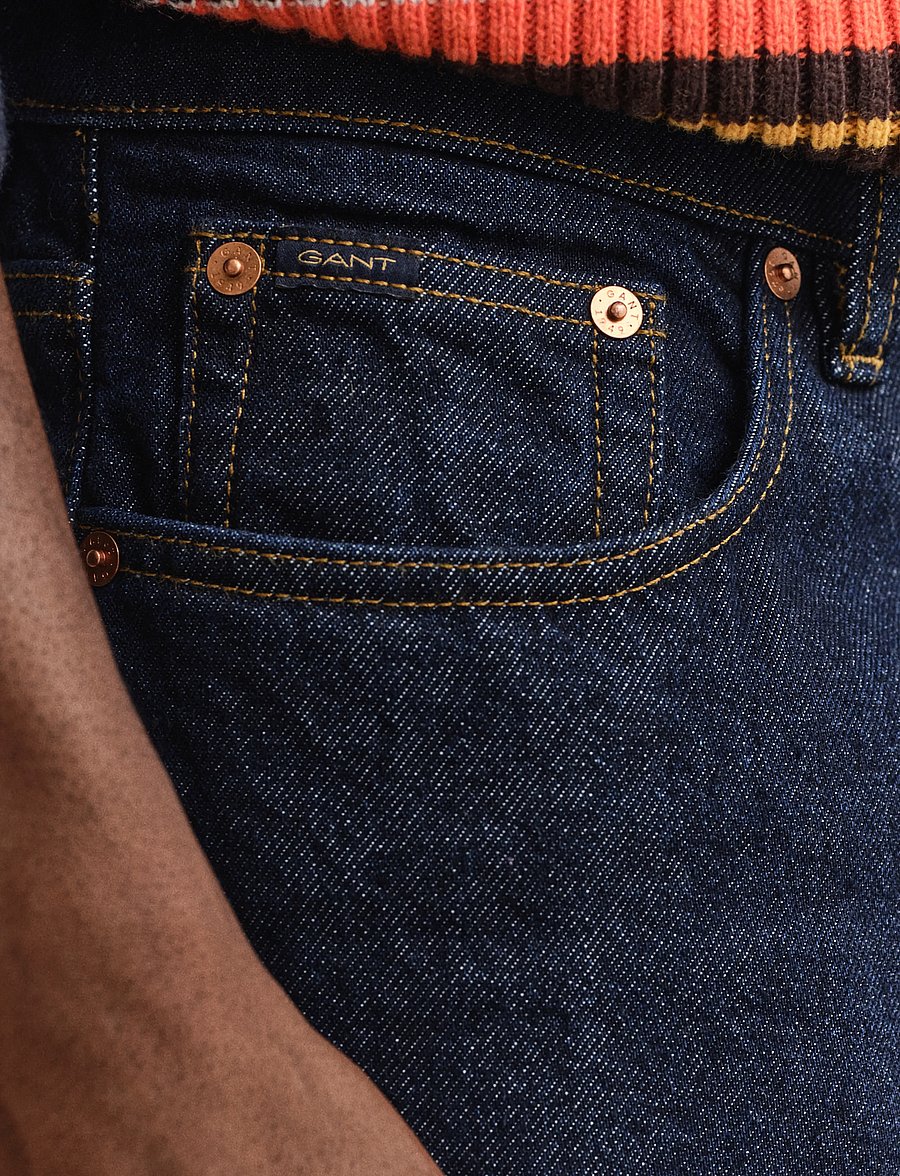 Gant - Straight Jeans - normale jeans - dark blue - 3