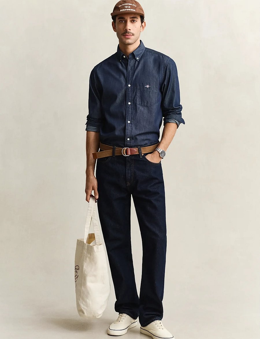 Gant - Straight Jeans - regular jeans - dark blue - 4