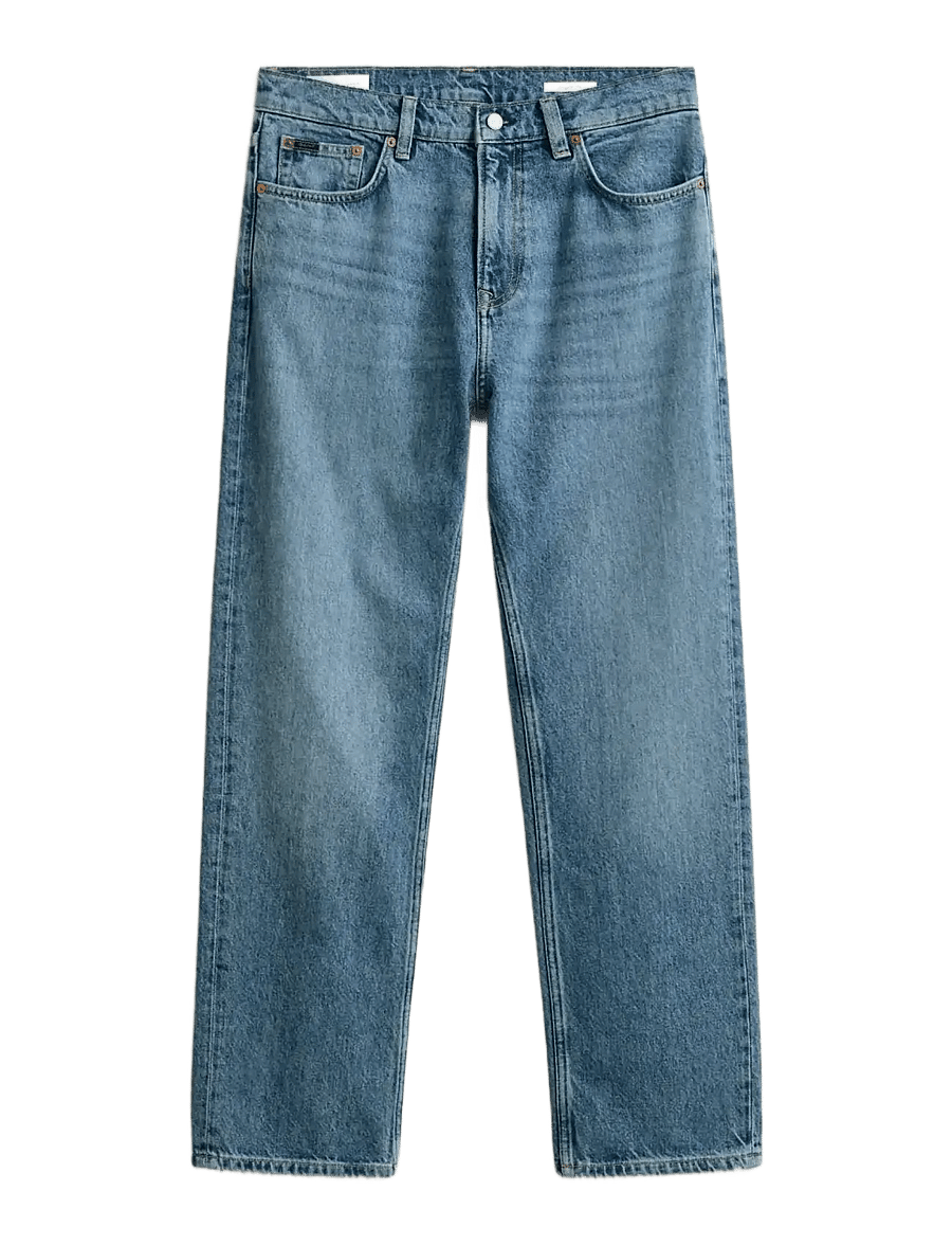 Gant - Straight Jeans - regular jeans - mid blue broken in - 1