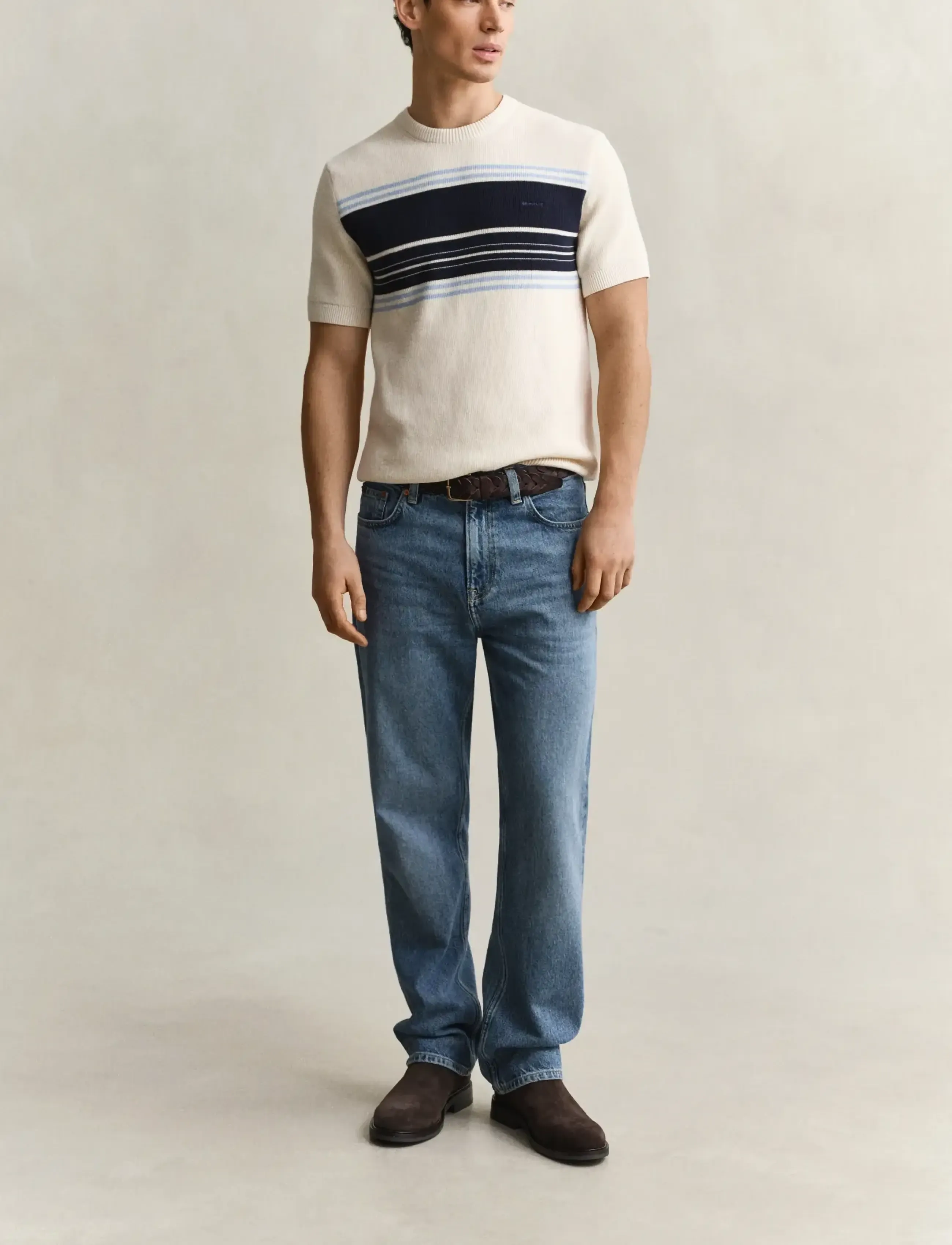Gant Straight Jeans, 34 x 30, Blue, Jeans > Almindelige, Herre