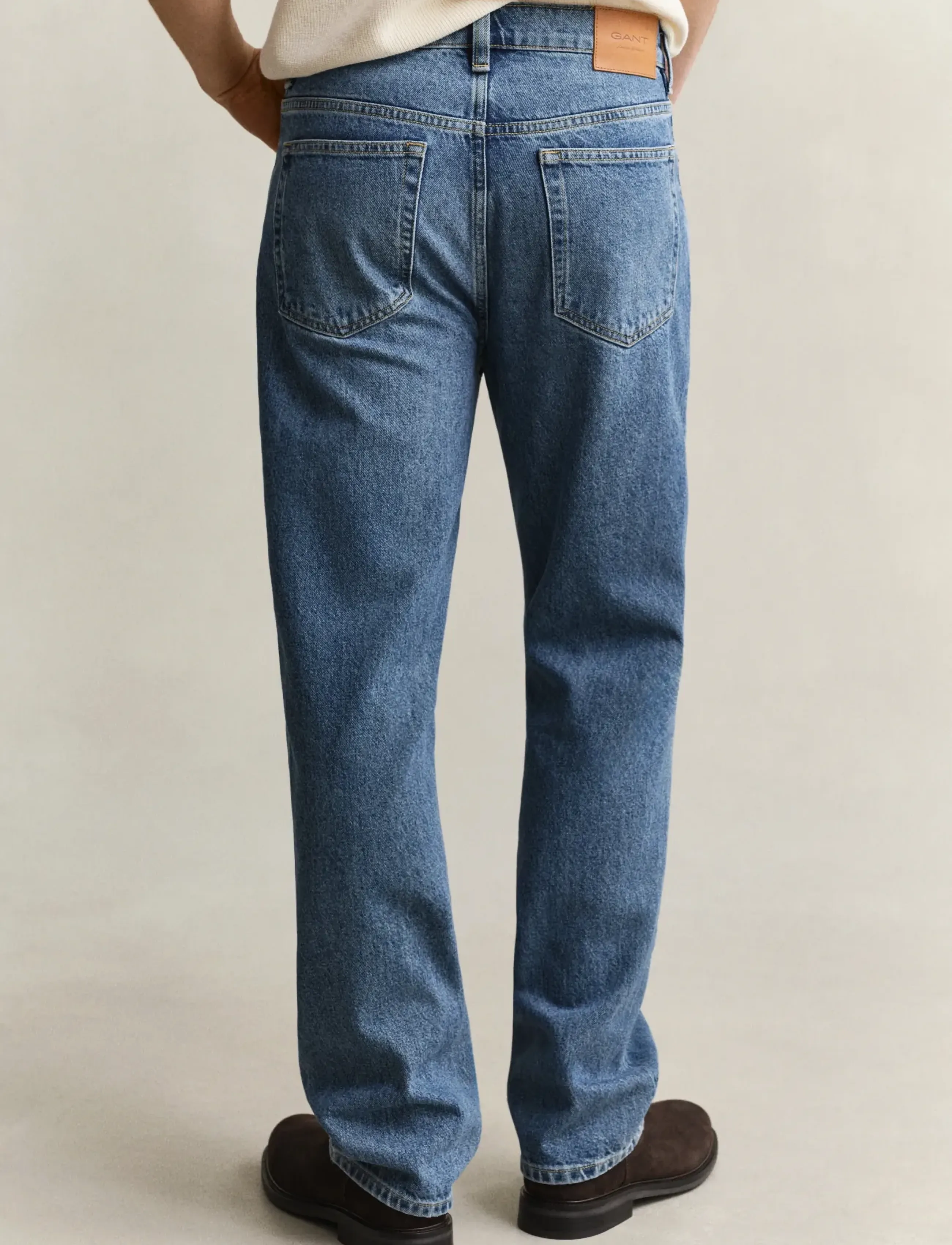 Gant - Straight Jeans - regular jeans - mid blue broken in - 2