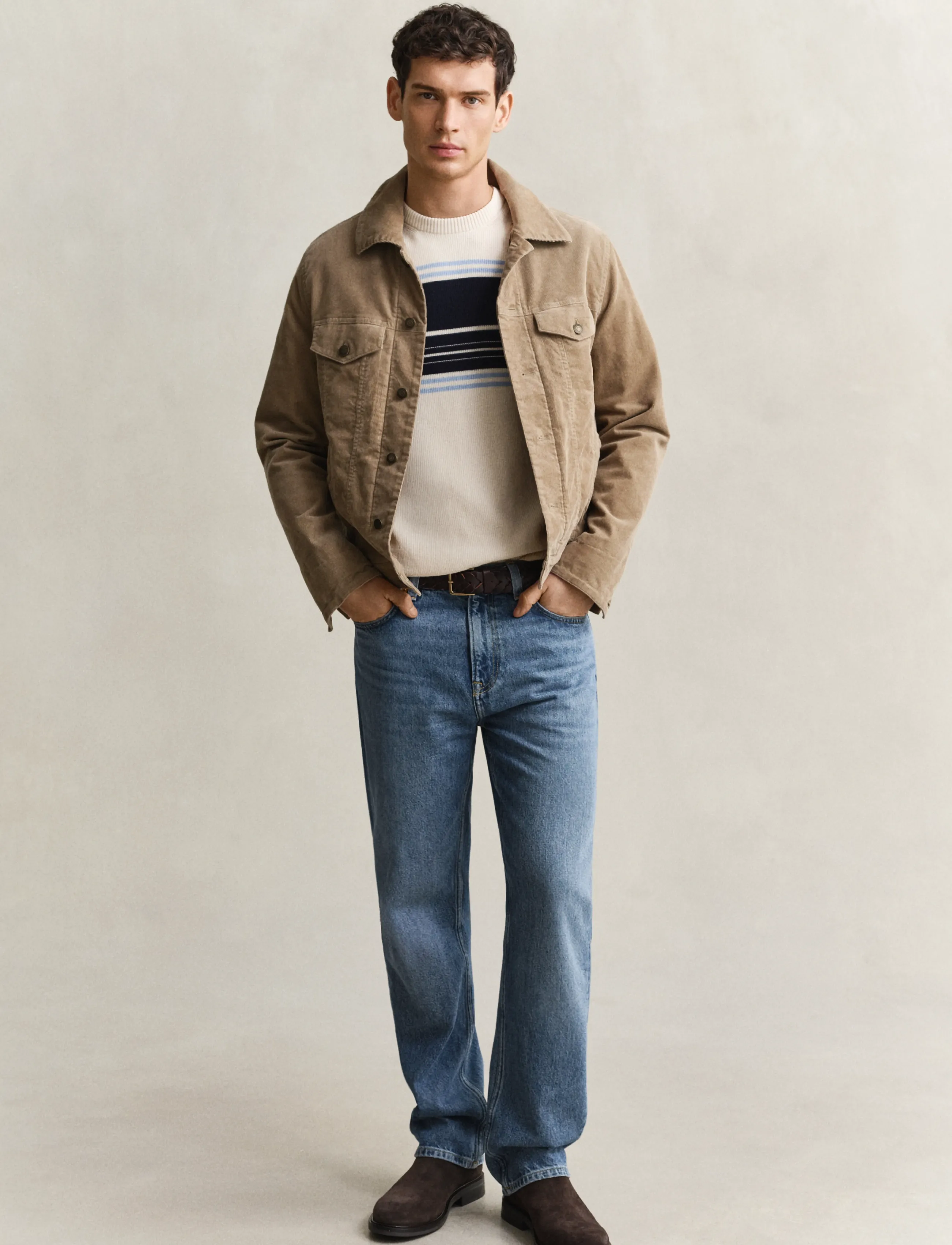 Gant - Straight Jeans - tavalised teksad - mid blue broken in - 4