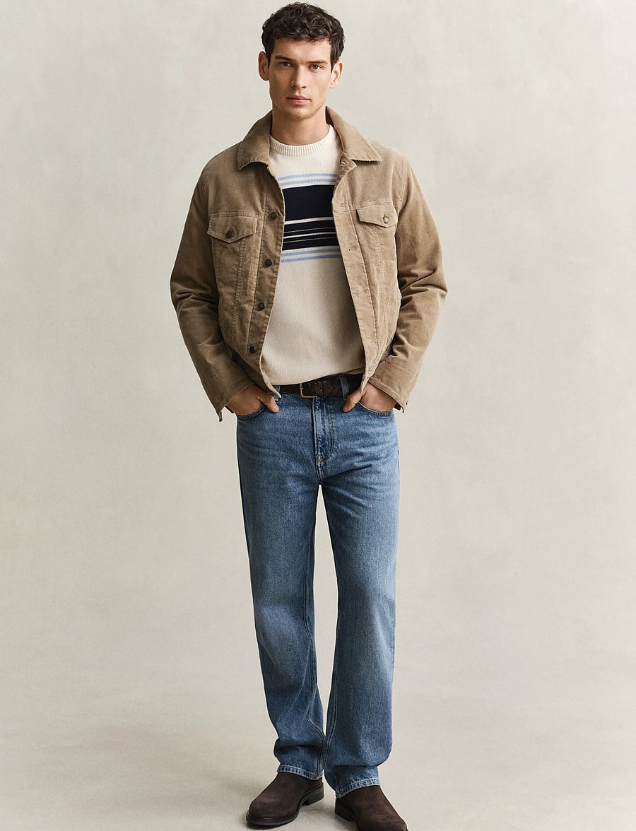 Gant - Straight Jeans - regular jeans - mid blue broken in - 4